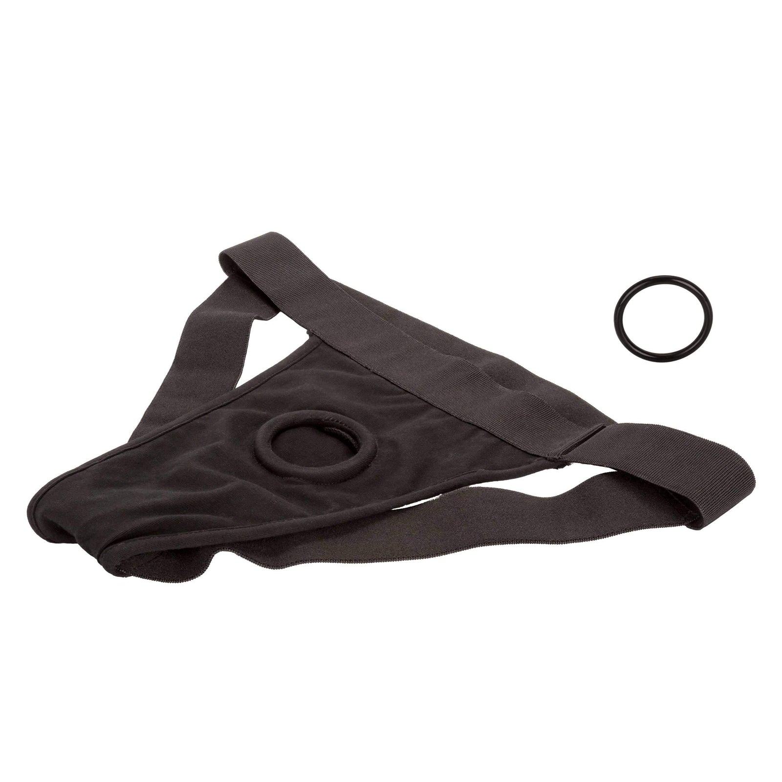 California Exotics - Packer Gear Jock Strap On Harness XS/S (Black) Strap On w/o Dildo 716770089816 CherryAffairs