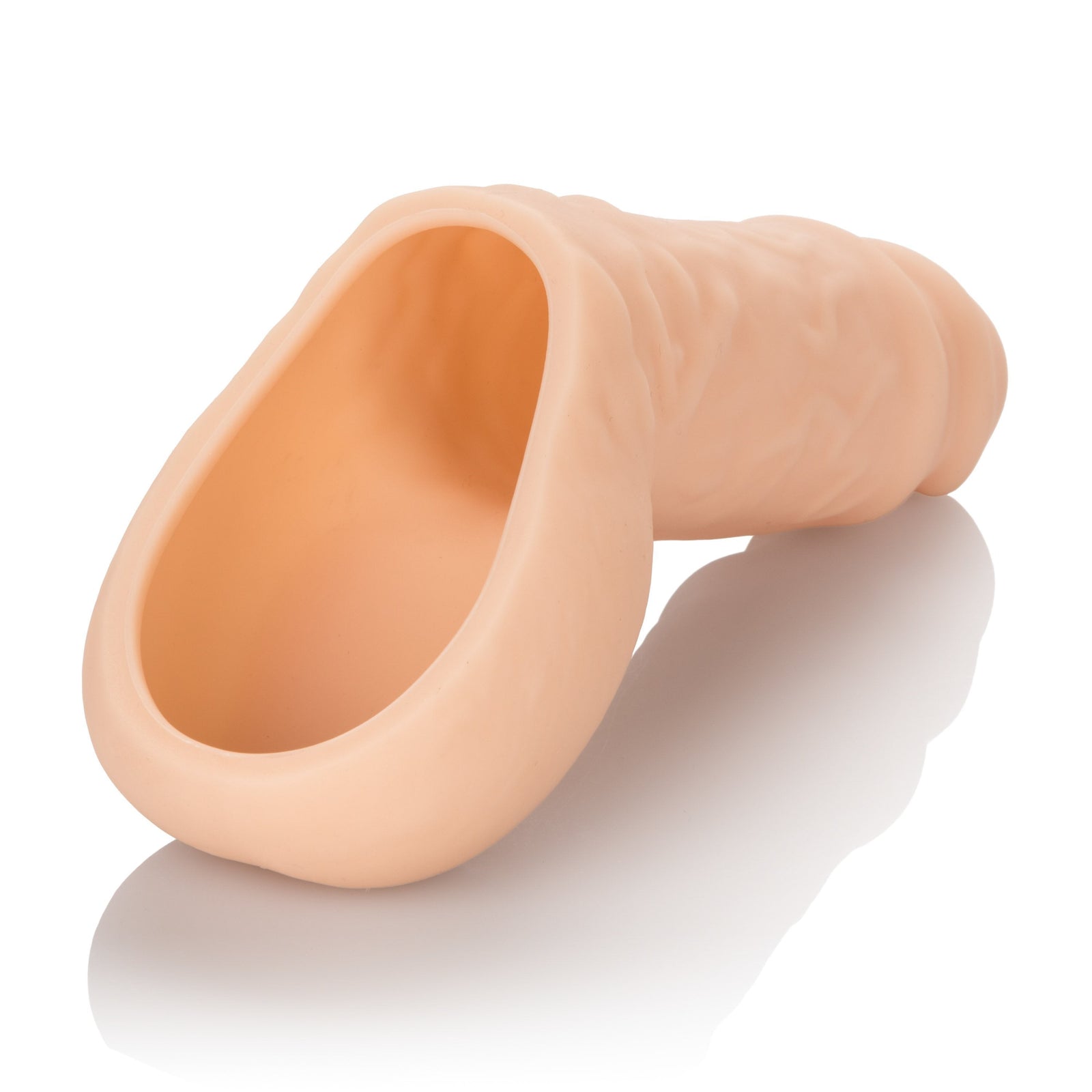 California Exotics - Packer Gear STP Hollow Packer (Beige) Strap On with Hollow Dildo for Male (Non Vibration)
