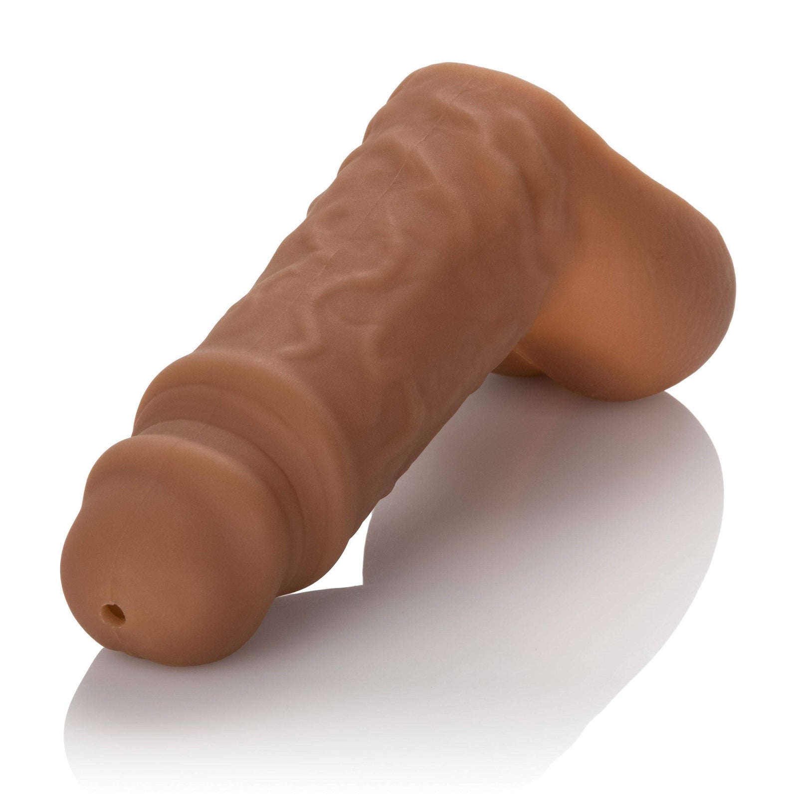 California Exotics - Packer Gear STP Hollow Packer (Brown) Strap On with Hollow Dildo for Male (Non Vibration)