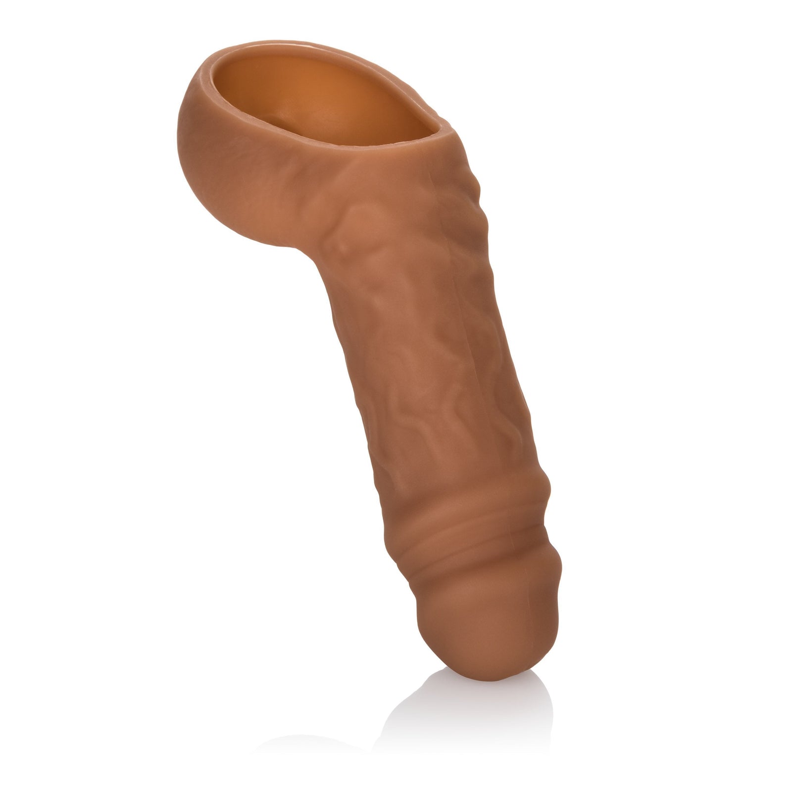California Exotics - Packer Gear STP Hollow Packer (Brown) Strap On with Hollow Dildo for Male (Non Vibration)