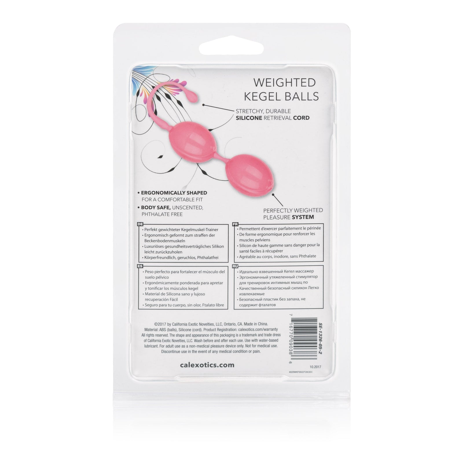 California Exotics - Weighted Kegel Balls (Pink) Kegel Balls (Non Vibration) Singapore