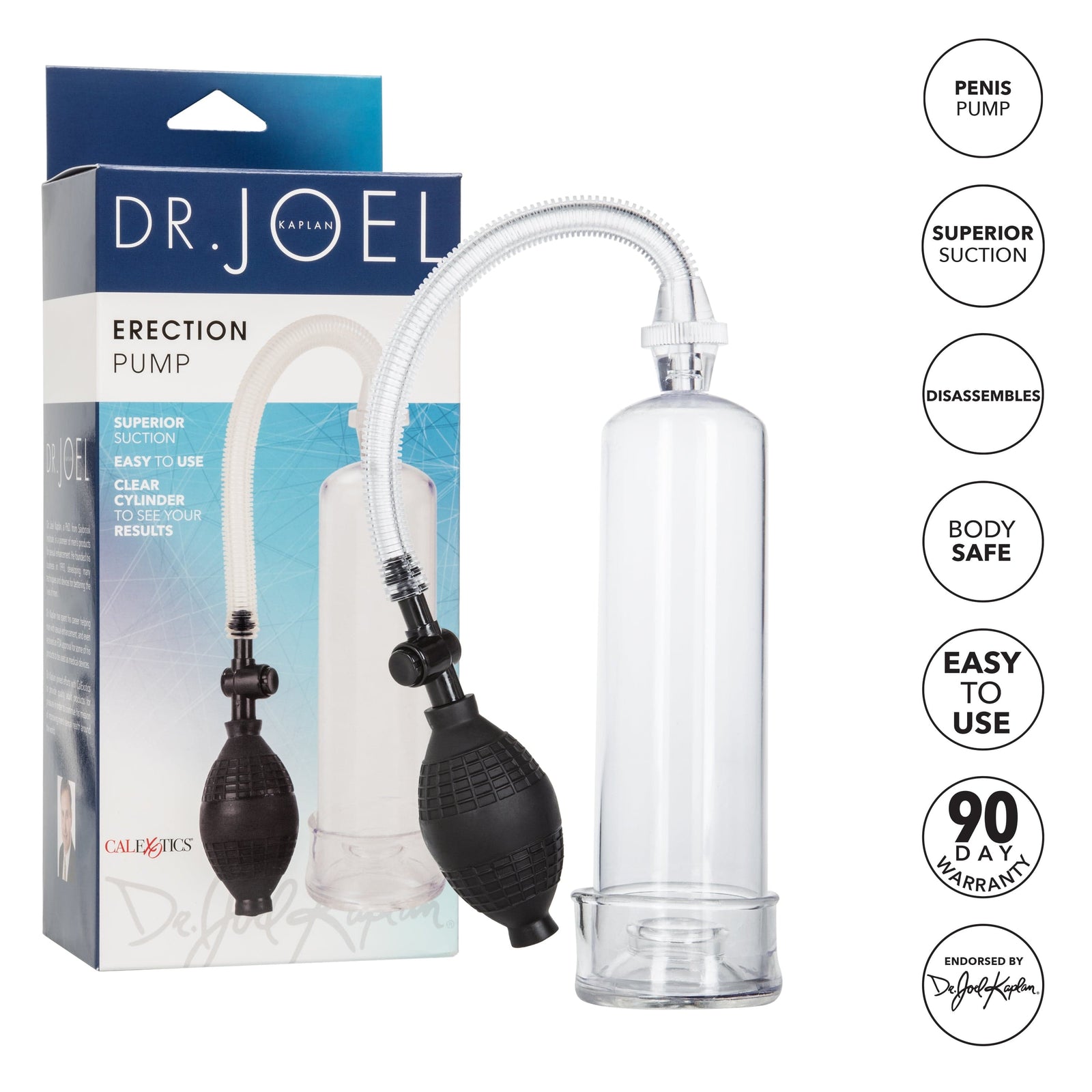 California Exotics - Dr Joel Kaplan Erection Penis Pump (Clear) Penis Pump (Non Vibration) 622861686 CherryAffairs