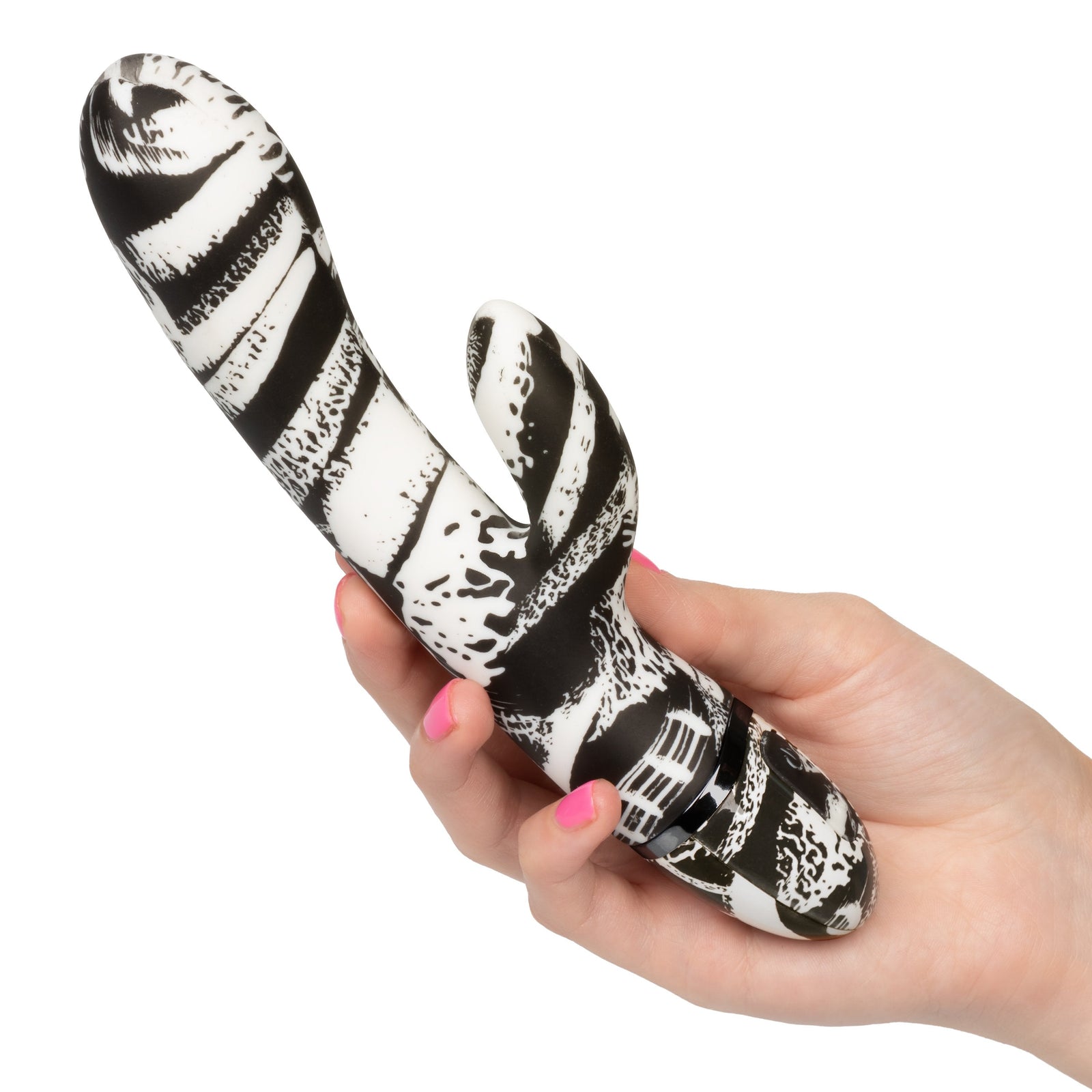 Calexotics - Hype Dual Wand Rabbit Vibrator (Multicolor) - Multicolor - Rabbit Dildo (Vibration) Rechargeable
