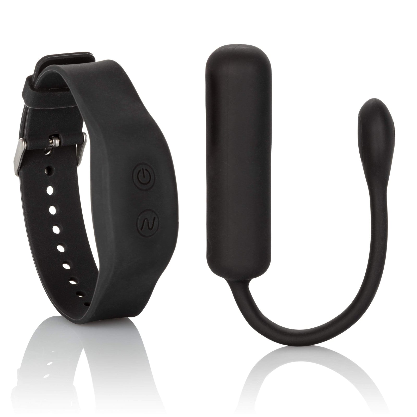 California Exotics - Wristband Remote Petite Bullet Vibrator (Black) Bullet (Vibration) Rechargeable