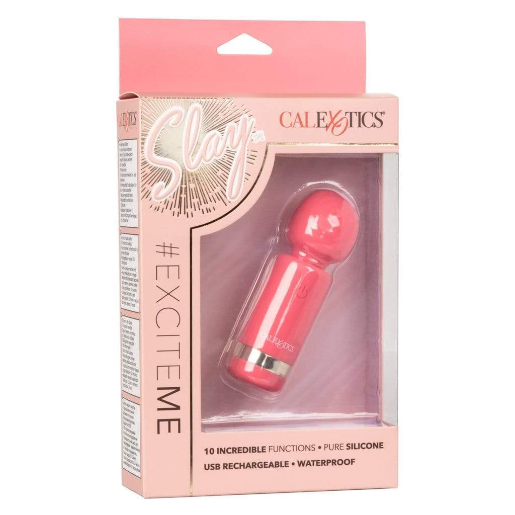 California Exotics - Slay ExciteMe Clit Massager (Pink) Clit Massager (Vibration) Rechargeable 716770092236 CherryAffairs