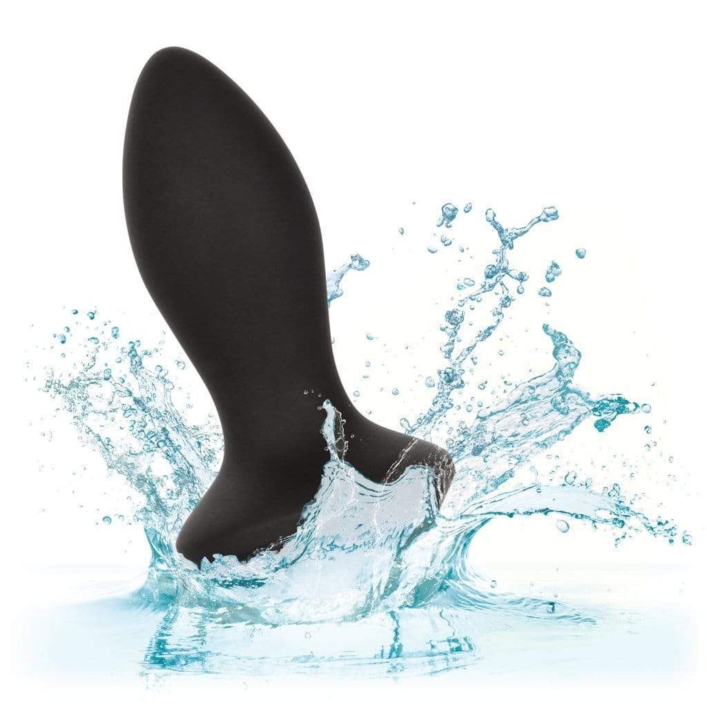California Exotics - Power Gem Vibrating Petite Crystal Prostate Massager (Black) Prostate Massager (Vibration) Rechargeable 716770092502 CherryAffairs