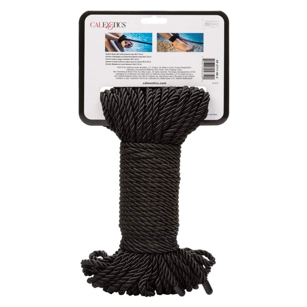 California Exotics - Scandal BDSM Rope 98ft (Black) Rope 716770093592 CherryAffairs
