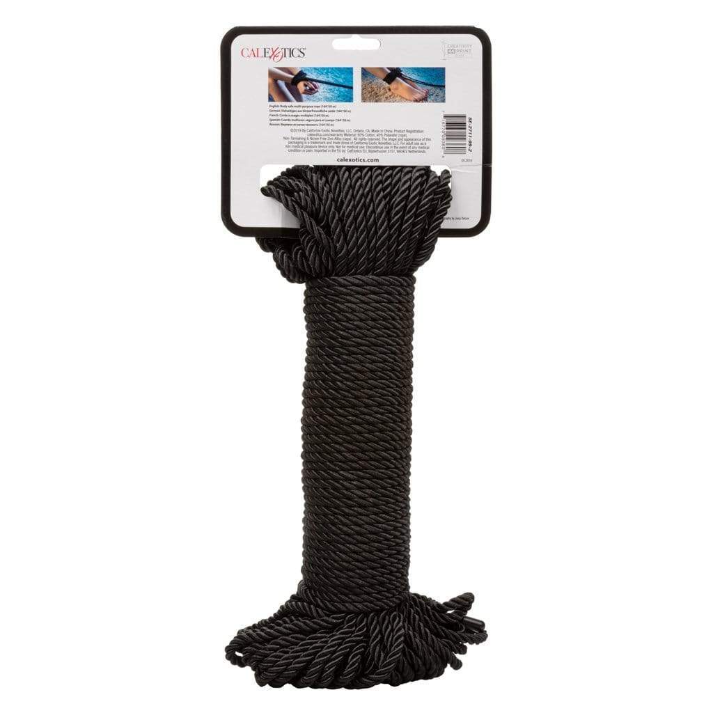 California Exotics - Scandal BDSM Rope 164ft (Black) Rope 716770093608 CherryAffairs