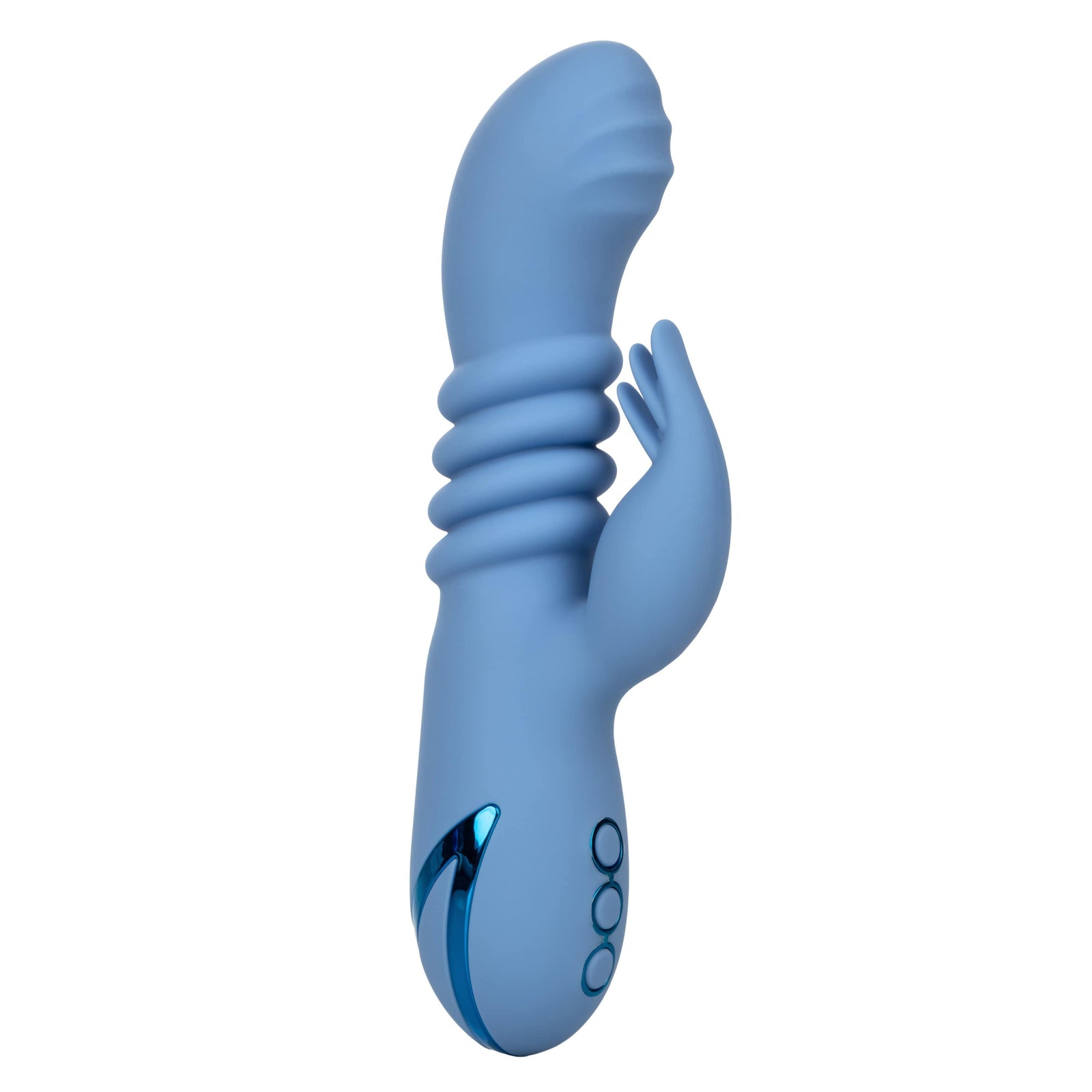 California Exotics - California Dreaming Santa Cruz 'Coaster Rabbit Vibrator (Blue) Rabbit Dildo (Vibration) Rechargeable 716770097910 CherryAffairs