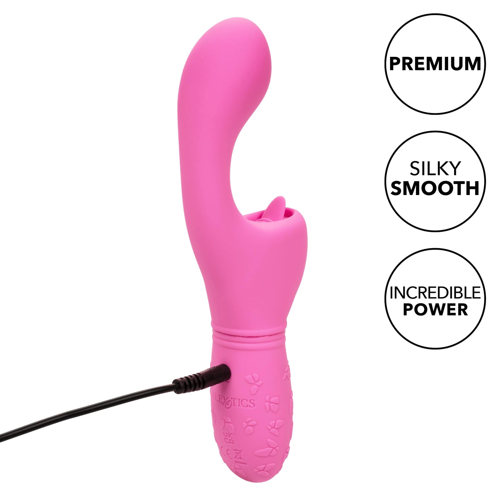 California Exotics - Rechargeable Butterfly Kiss Flicker G Spot Vibrator (Pink) G Spot Dildo (Vibration) Rechargeable 716770100818 CherryAffairs
