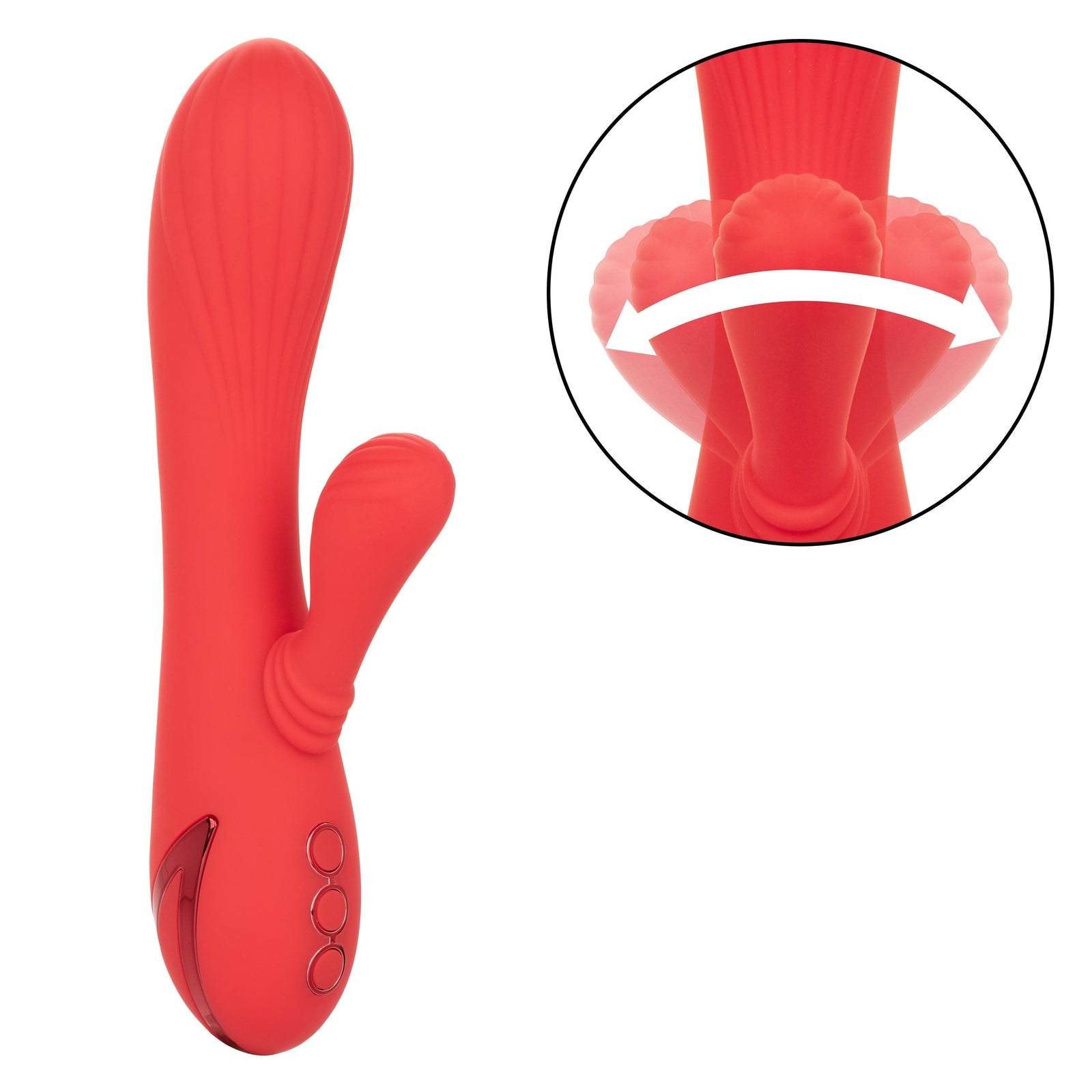 California Exotics - California Dreaming Palisades Passion Heat Swing Rabbit Vibrator (Red) Rabbit Dildo (Vibration) Rechargeable 622855538 CherryAffairs