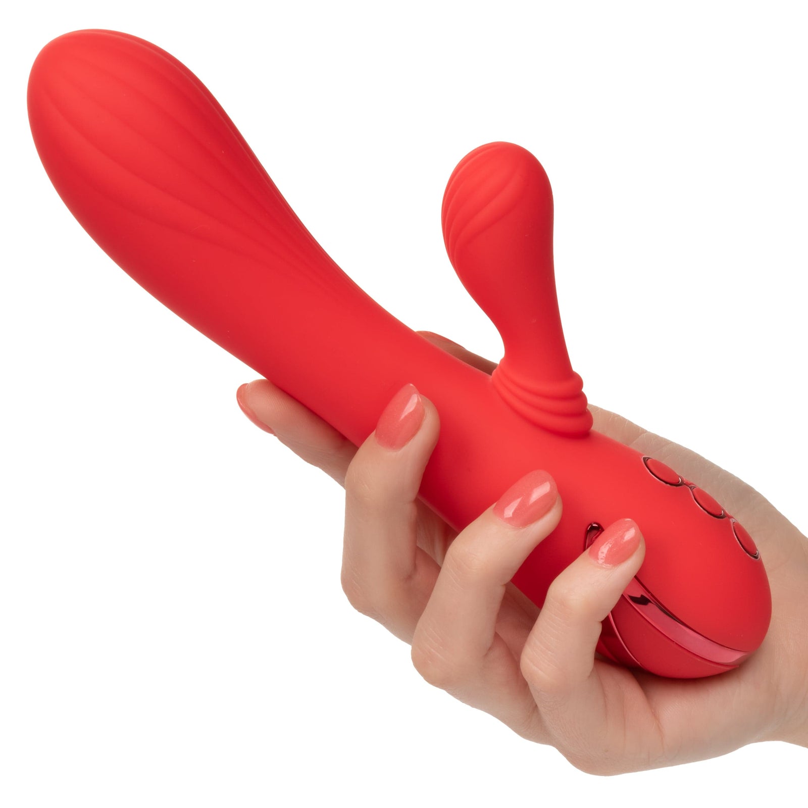 California Exotics - California Dreaming Palisades Passion Heat Swing Rabbit Vibrator (Red) Rabbit Dildo (Vibration) Rechargeable 622855538 CherryAffairs