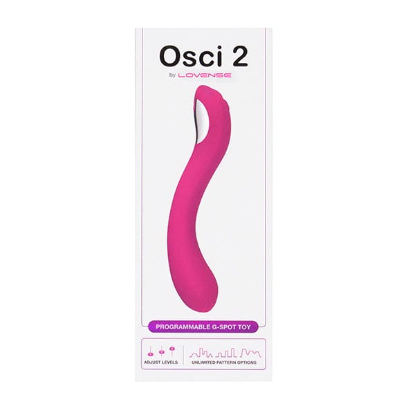 Lovense - Osci 2 App-Controlled G Spot Vibrator (Pink) G Spot Dildo (Vibration) Rechargeable 728360599667 CherryAffairs