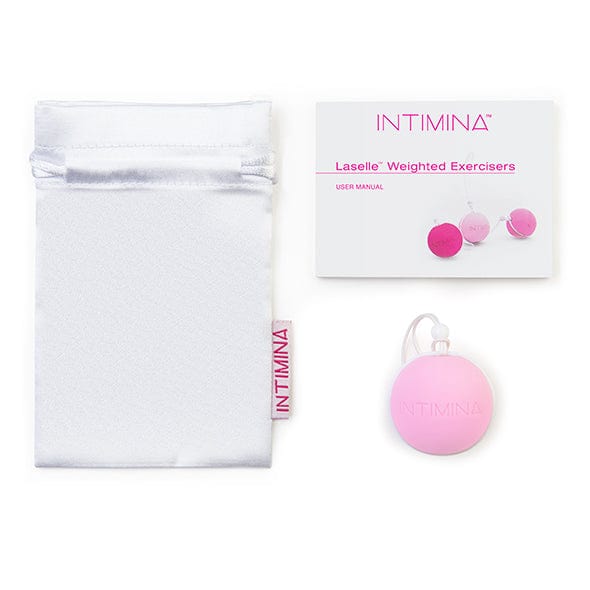 Intimina - Laselle Weighted Kegel Exerciser 28g (Pink) Kegel Balls (Non Vibration) CherryAffairs