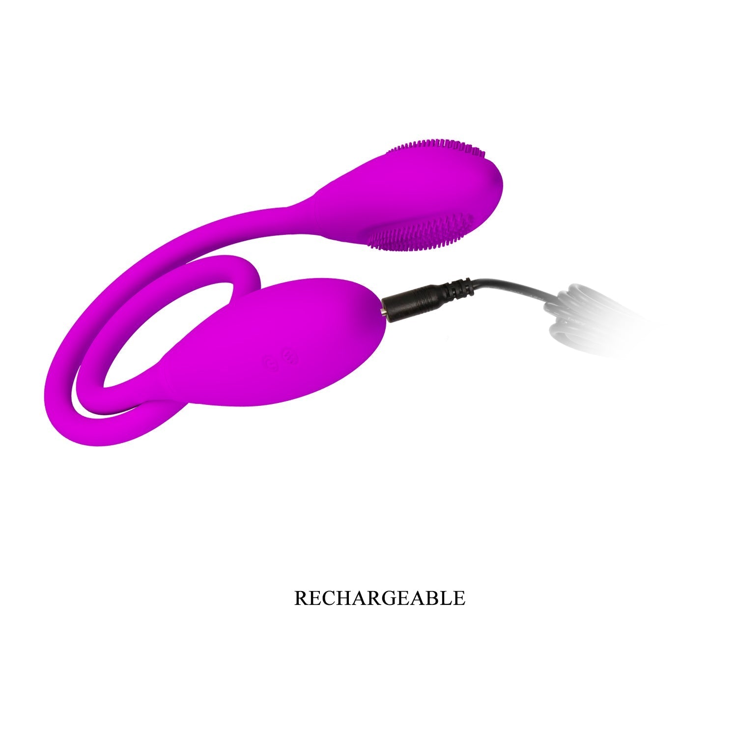 Pretty Love - Snaky Vibe Flexible Vibrator (Pink) - Pink - Clit Massager (Vibration) Rechargeable