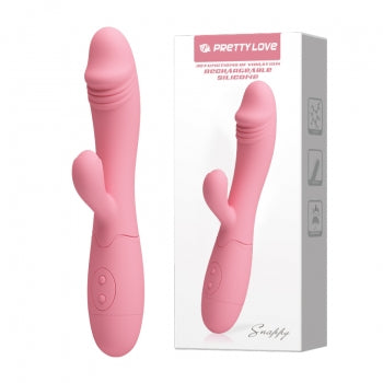 Pretty Love - Snappy Rabbit Vibrator (Pink) - Pink - Rabbit Dildo (Vibration) Rechargeable