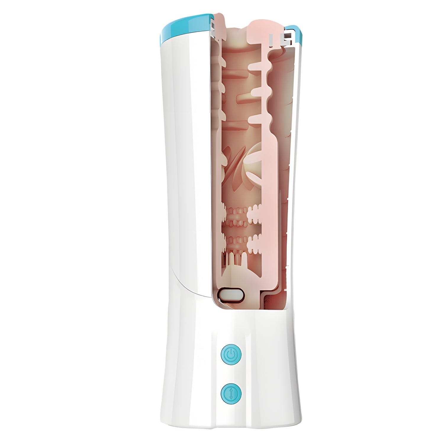 Pretty Love - Aby Automatic Thrusting Masturbator (White) - White - Masturbator Vagina (Vibration) Non Rechargeable