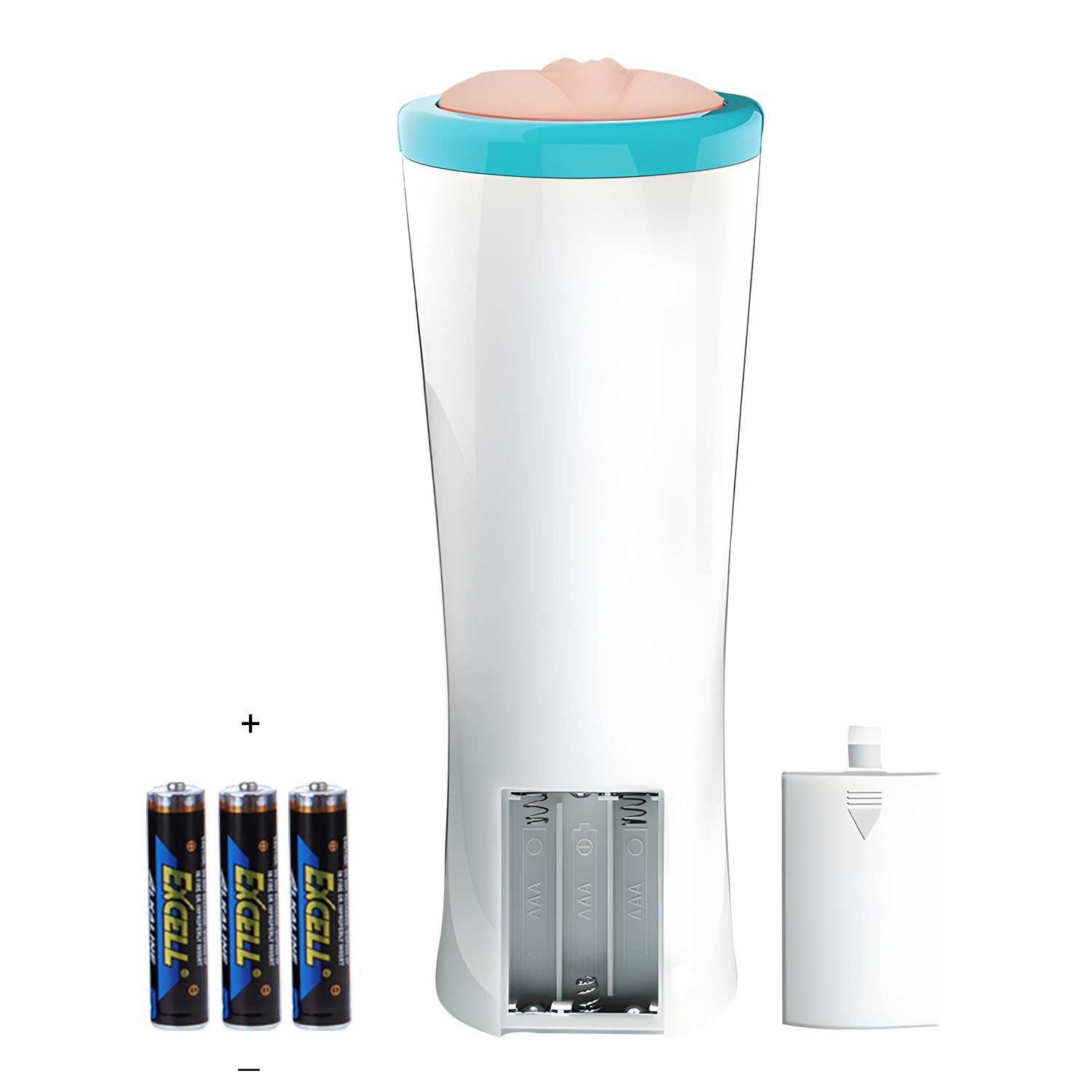 Pretty Love - Aby Automatic Thrusting Masturbator (White) - White - Masturbator Vagina (Vibration) Non Rechargeable