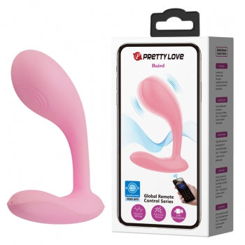 Pretty Love - Baird App-Controlled G Spot Vibrator (Pink) - Pink - G spot Dildo (Vibration) Rechargeable