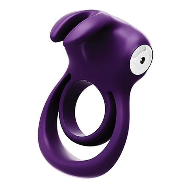 VeDO - Thunder Rechargeable Dual Cock Ring (Deep Purple) Silicone Cock Ring (Vibration) Rechargeable 789185756857 CherryAffairs
