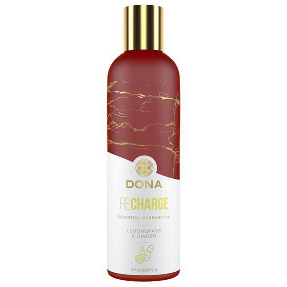 Dona - Recharge Lemongrass and Ginger Essential Massage Oil 120ml Massage Oil Durio Asia