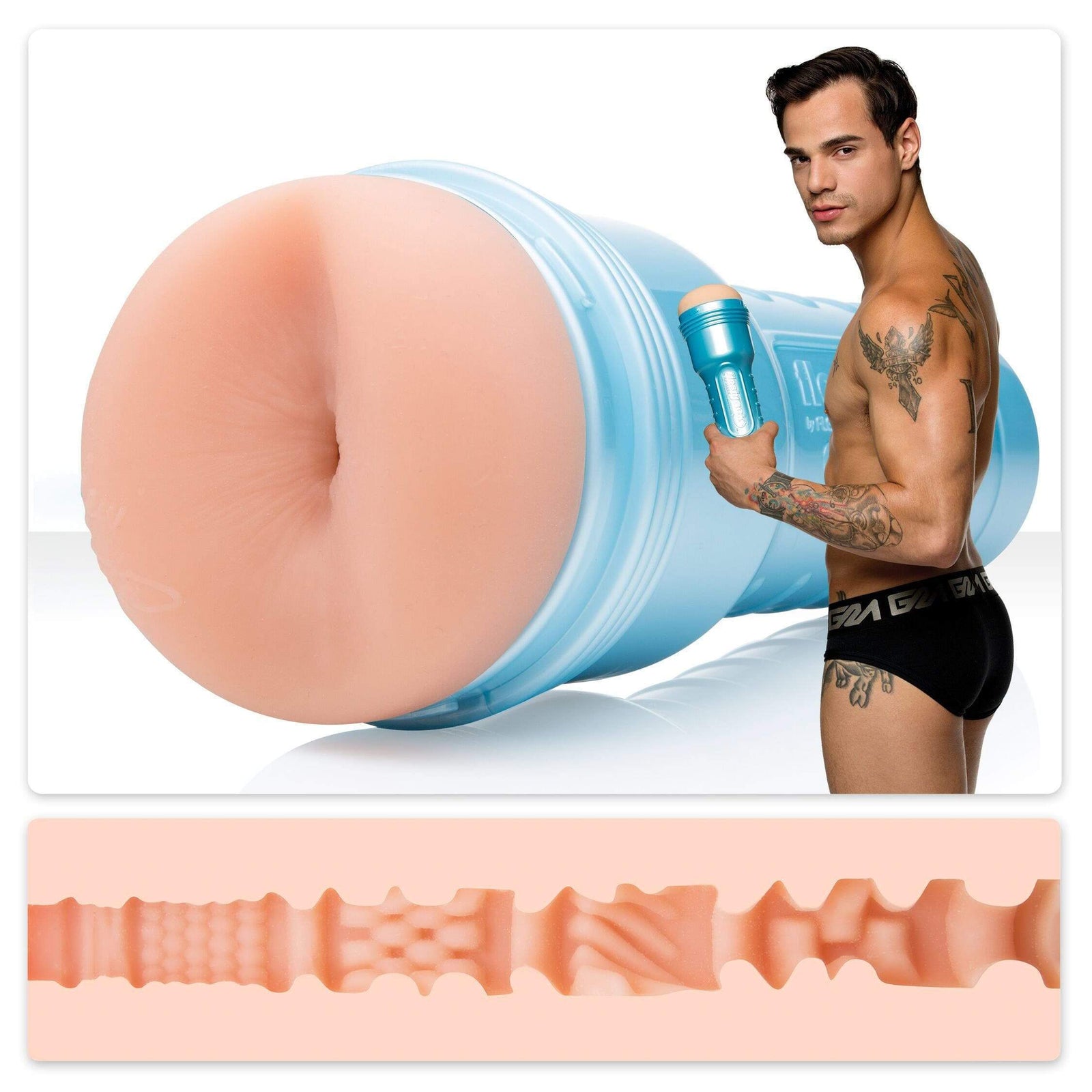 Fleshlight - Fleshjack Boys Levi Karter Masturbator Ass (Explosive) Masturbator Gay Ass (Non Vibration) Durio Asia