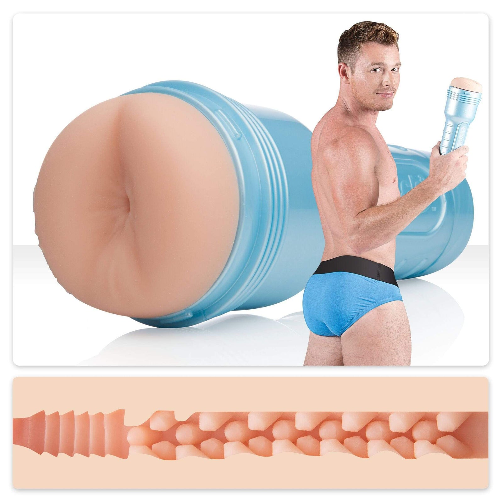 Fleshlight - Fleshjack Boys Brent Corrigan Masturbator Gay Ass (Bliss) Masturbator Gay Ass (Non Vibration) Durio Asia