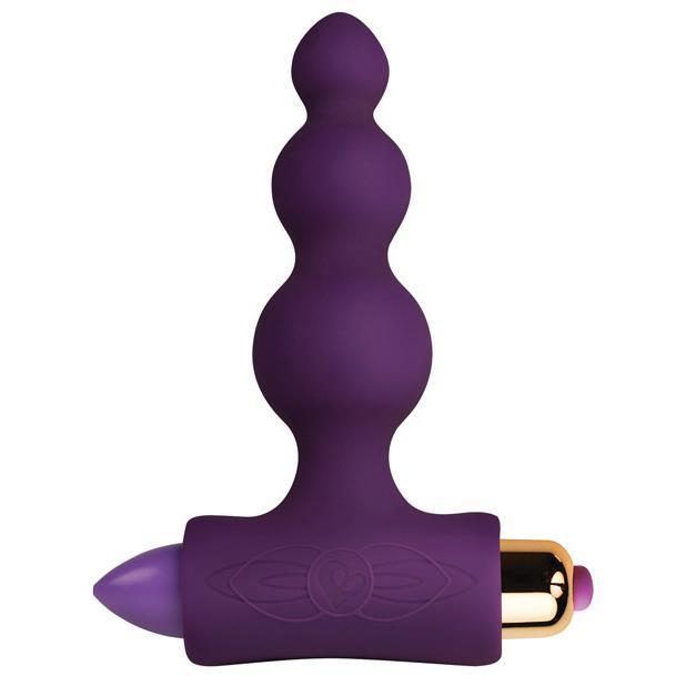 RocksOff - 7 Speed Bubbles Petite Sensations Anal Beads (Purple) Anal Beads (Vibration) Non Rechargeable Singapore