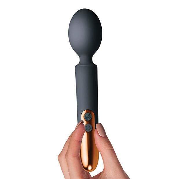 RocksOff - Oriel Rechargeable Wand Massager (Black) Wand Massagers (Vibration) Rechargeable 811041014075 CherryAffairs