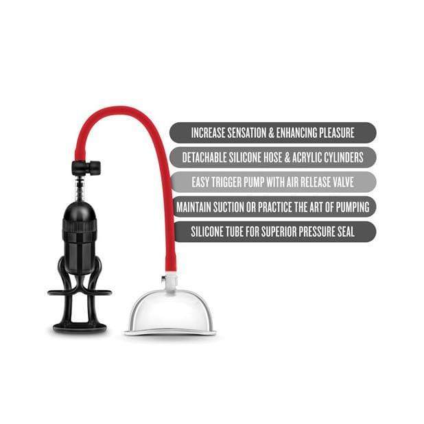 Blush Novelties - Temptasia Intense Pussy Pump System (Clear) Nipple Pumps (Vibration) Non Rechargeable