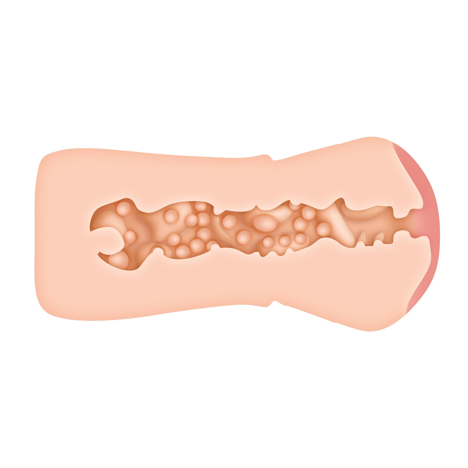 Zero Tolerance - Sasha Grey Vagina Stroker Masturbator with Vibrating Cock Ring (Beige) - Beige - Masturbator Vagina