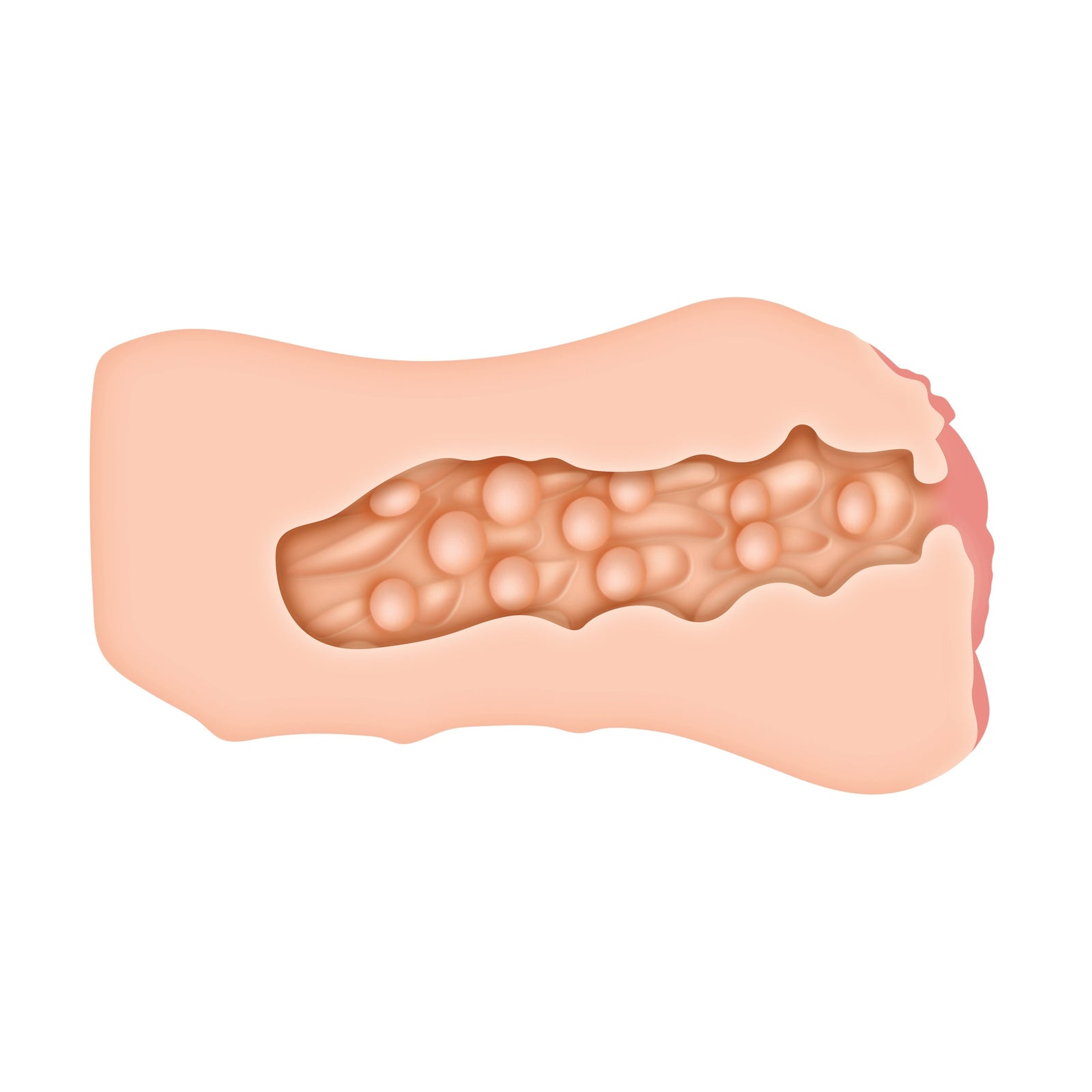 Zero Tolerance - Jenna Haze Vagina Stroker Masturbator with Vibrating Cock Ring (Beige) - Beige - Masturbator Vagina