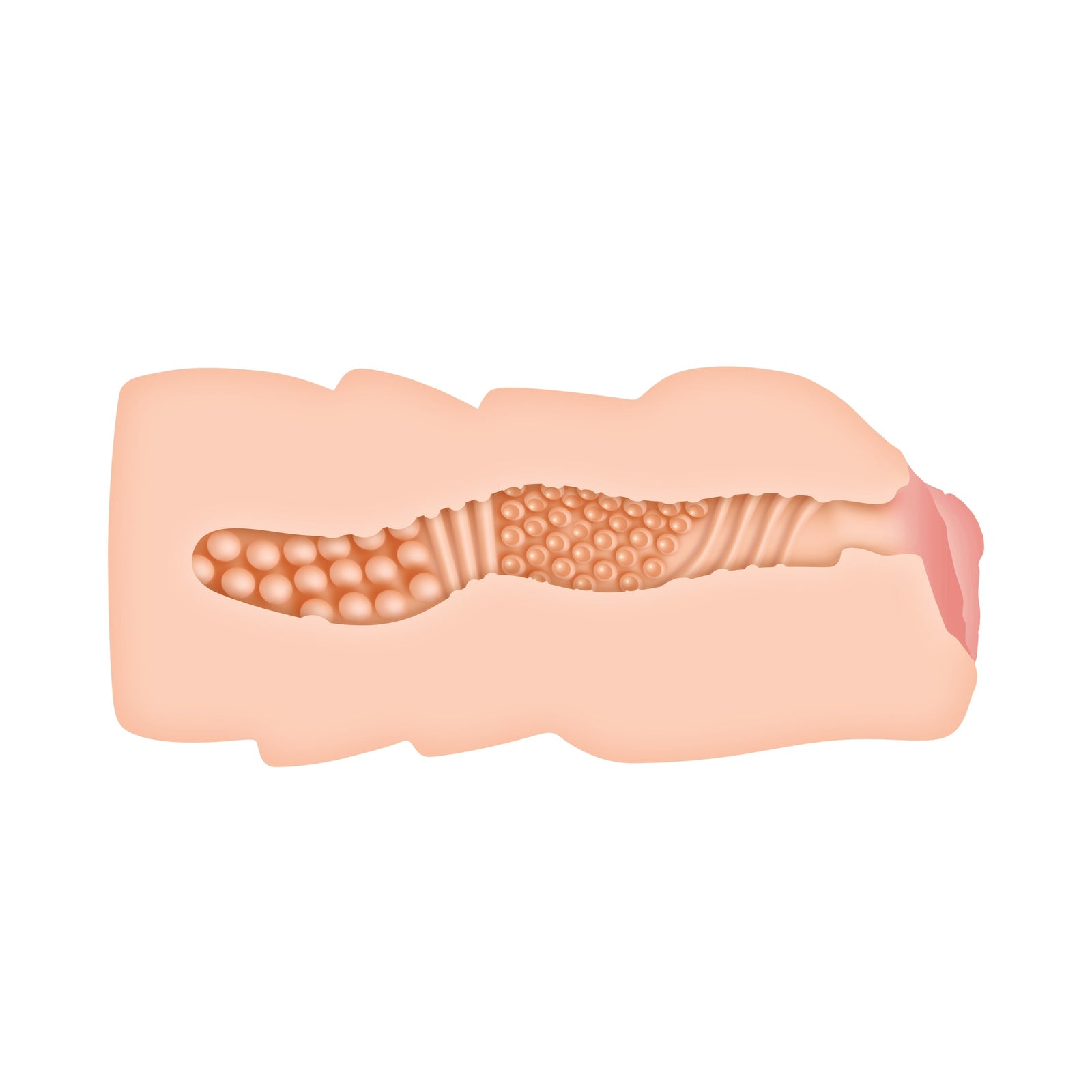 Zero Tolerance - Tori Black Vagina Stroker Masturbator with Vibrating Cock Ring (Beige) - Beige - Masturbator Vagina