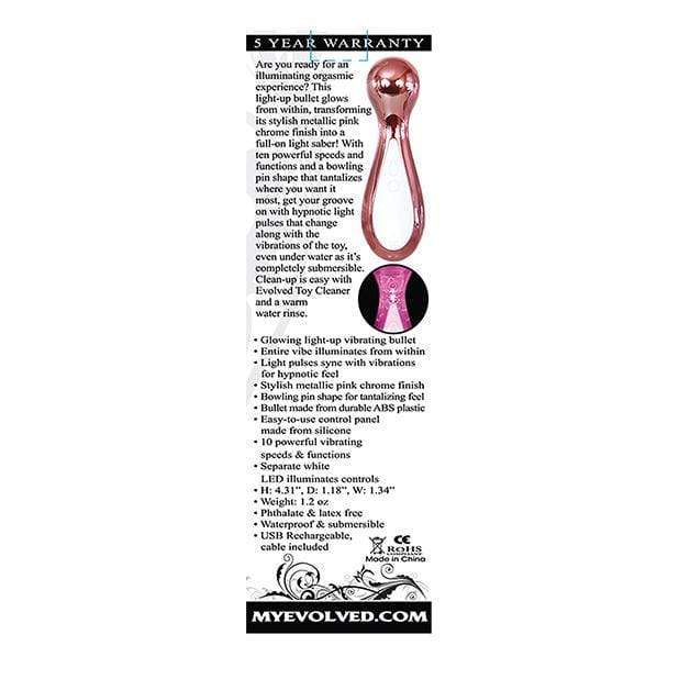 Evolved - Starlite Bullet Vibrator (Pink) Bullet (Vibration) Rechargeable 844477015071 CherryAffairs