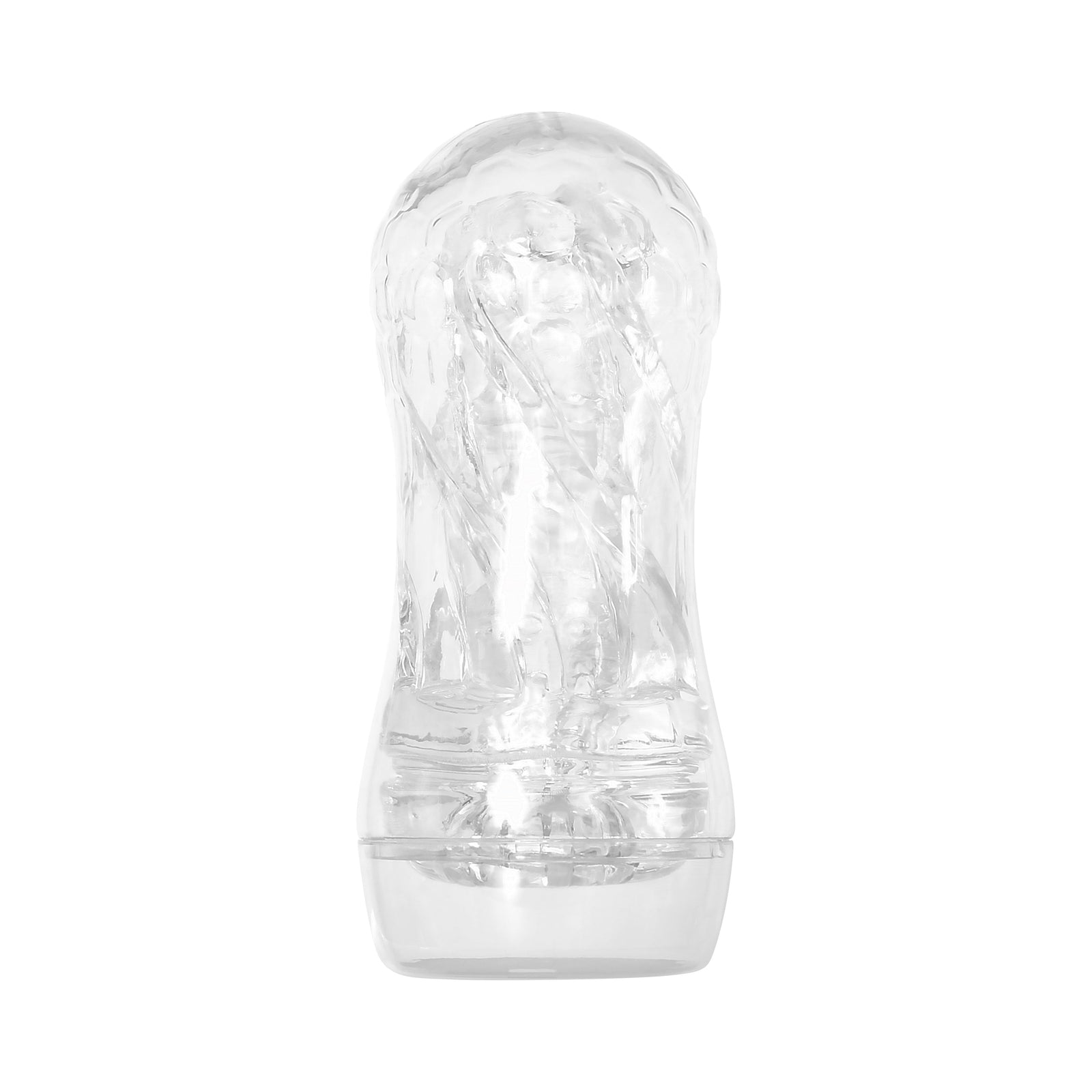 Zero Tolerance - Swirl Squishy Cup Masturbator (Clear) - Clear - Masturbator Resusable Cup (Non Vibration)