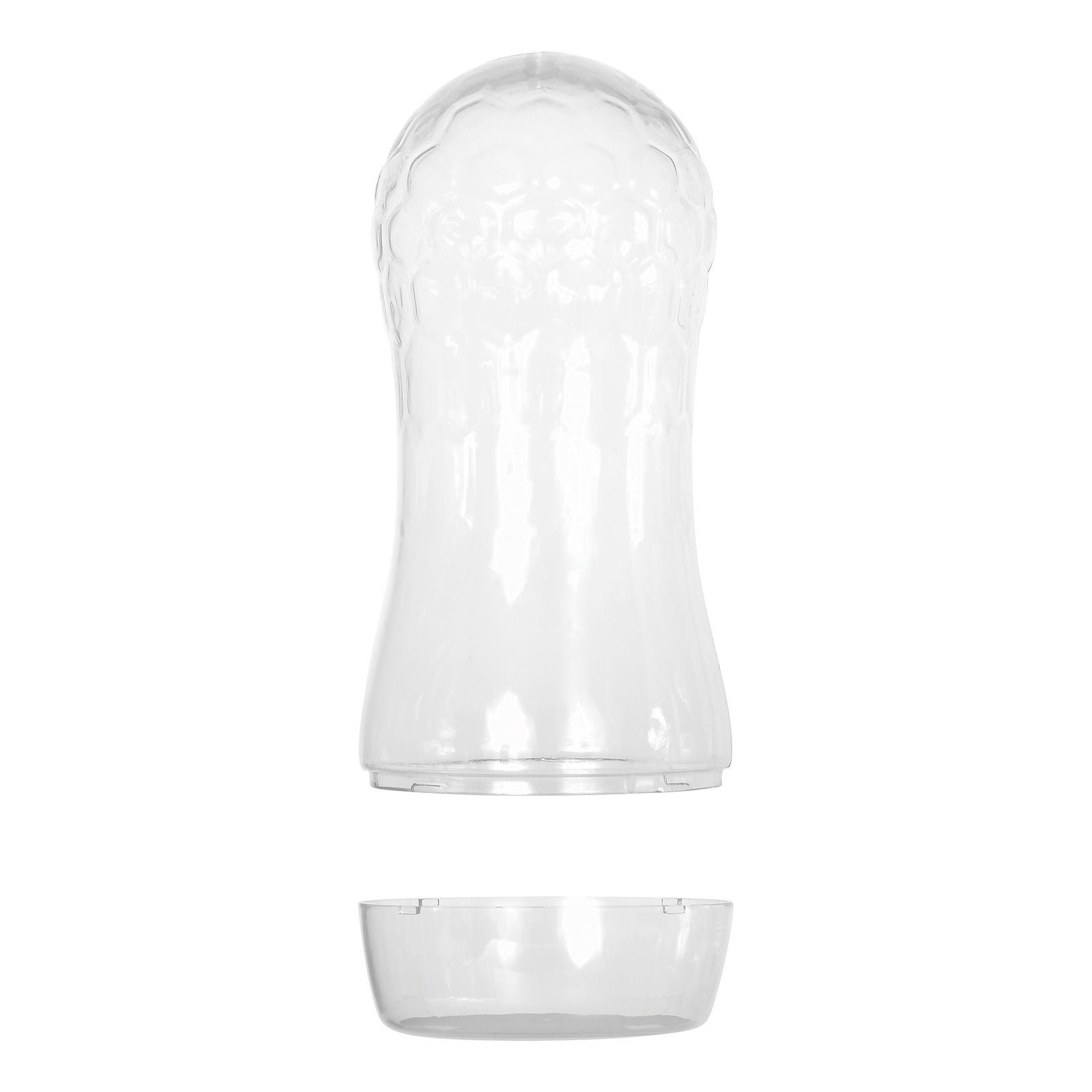 Zero Tolerance - Twist Squishy Cup Masturbator (Clear) - Clear - Masturbator Resusable Cup (Non Vibration)