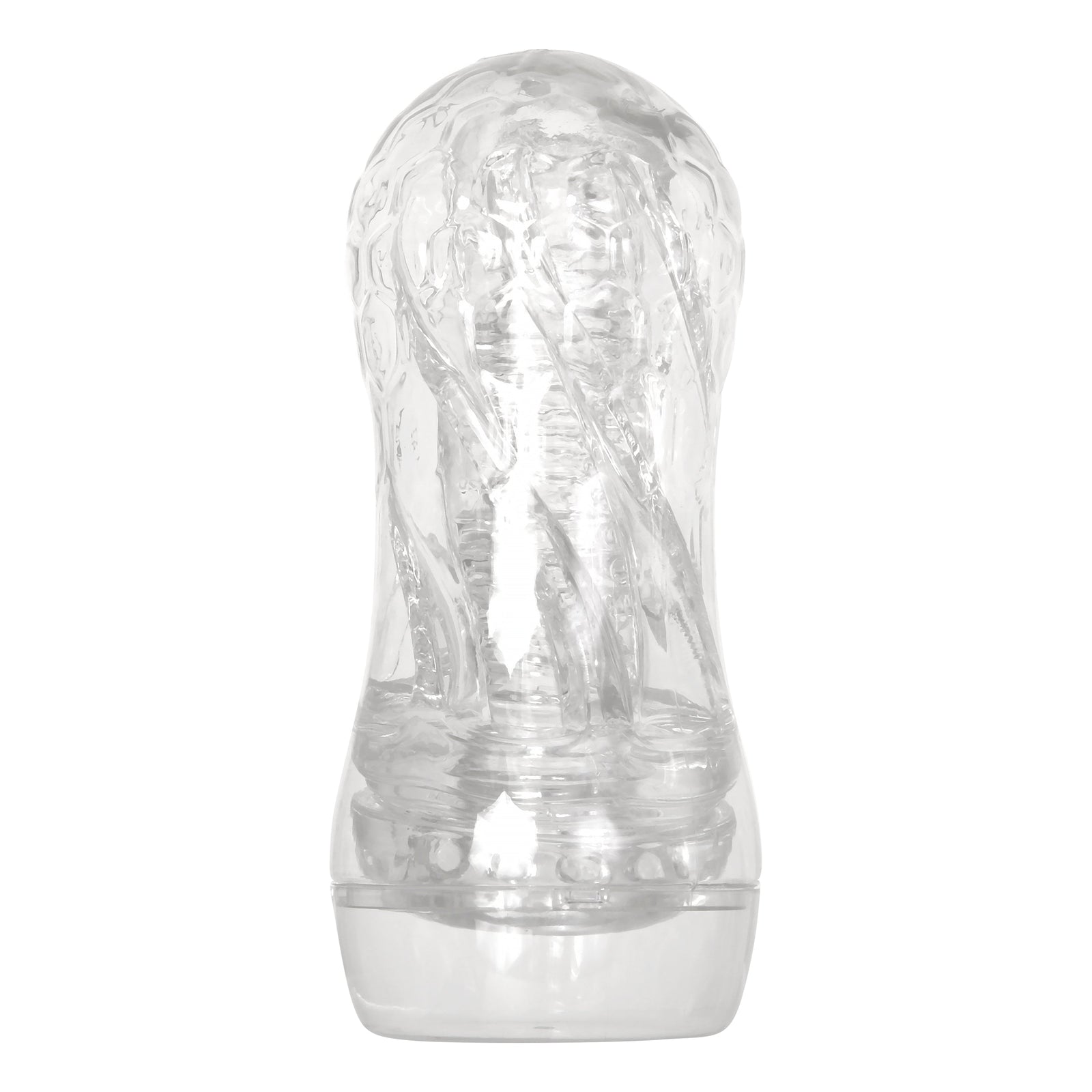Zero Tolerance - Twist Squishy Cup Masturbator (Clear) - Clear - Masturbator Resusable Cup (Non Vibration)