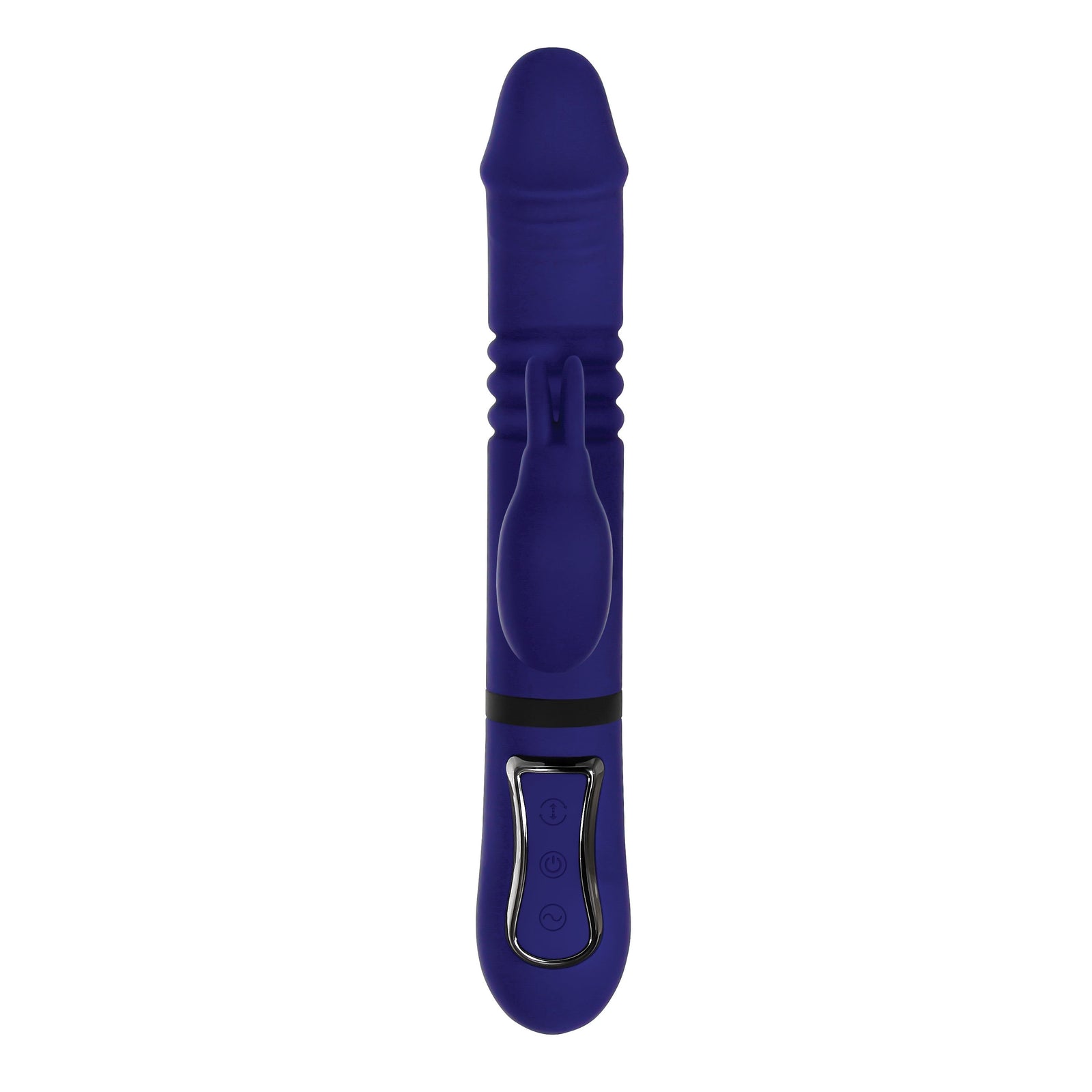 Evolved - Gender X All In One Thrusting Rotating Rabbit Vibrator (Blue) - Blue - Rabbit Dildo (Vibration) Rechargeable