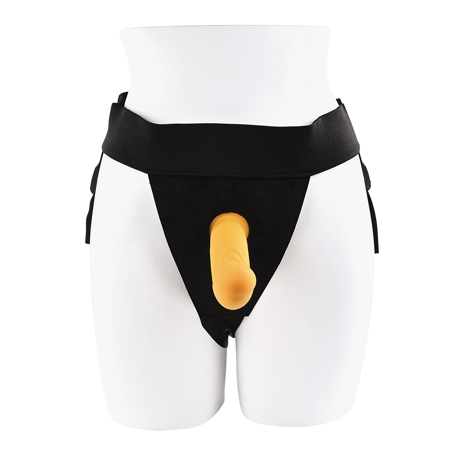 Evolved - Gender X Sweet Embrace Remote Vibrating Strap On (Beige) - Beige - Strap On with Dildo for Reverse Insertion