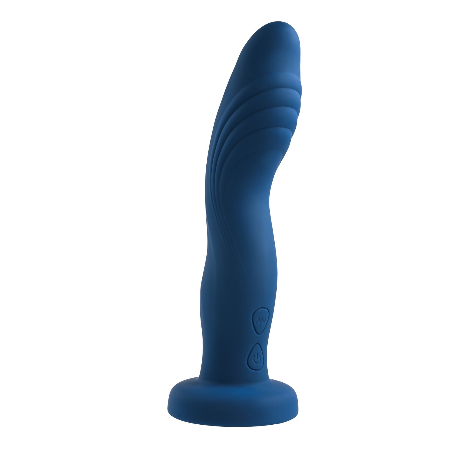 Evolved - Gender X Snuggle Up Remote Vibrating Strap On (Blue) - Blue - Strap On with Dildo for Reverse Insertion