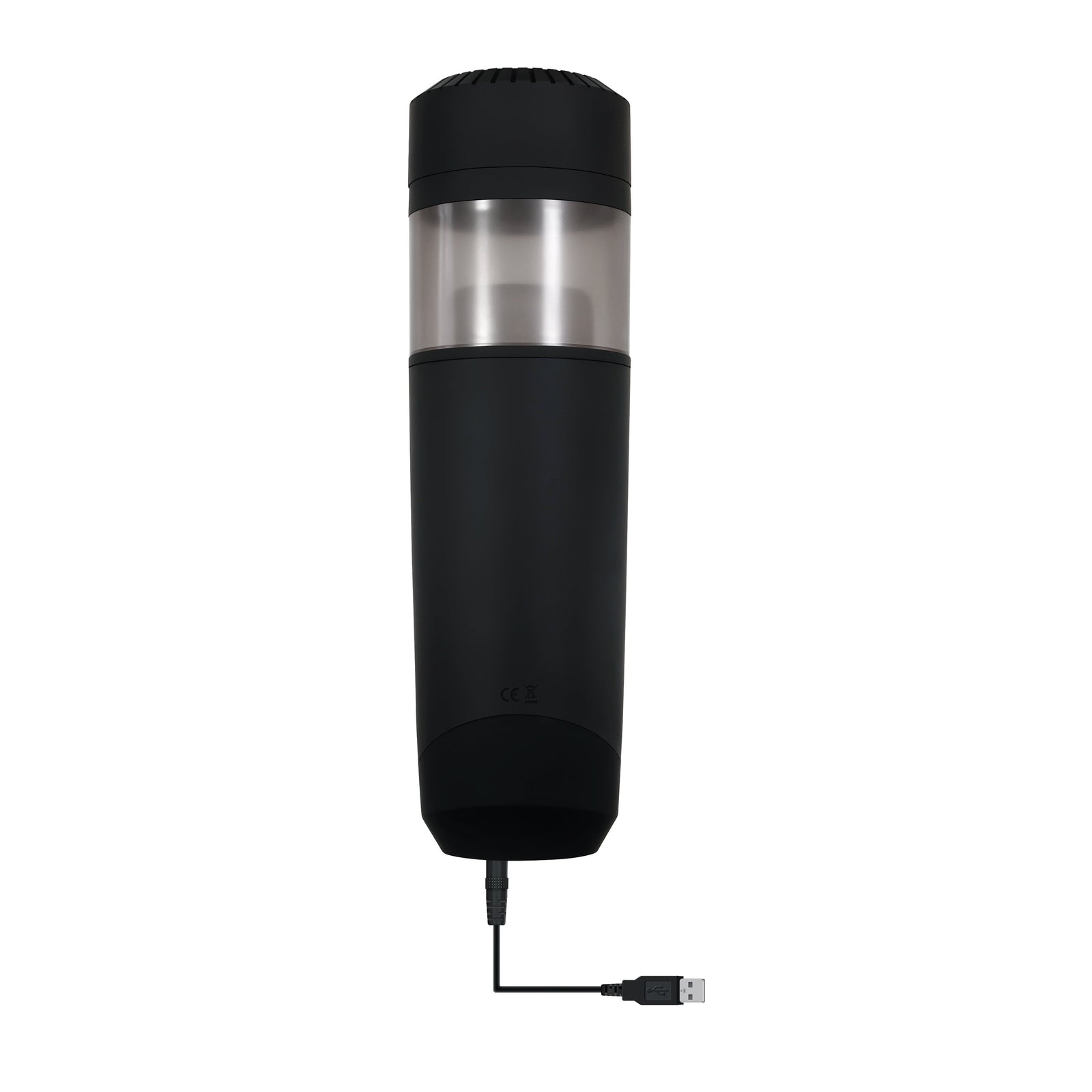 Evolved - Gender X Message In A Bottle Spinning Thrusting Stroker Masturbator (Black) - Black - Masturbator Soft
