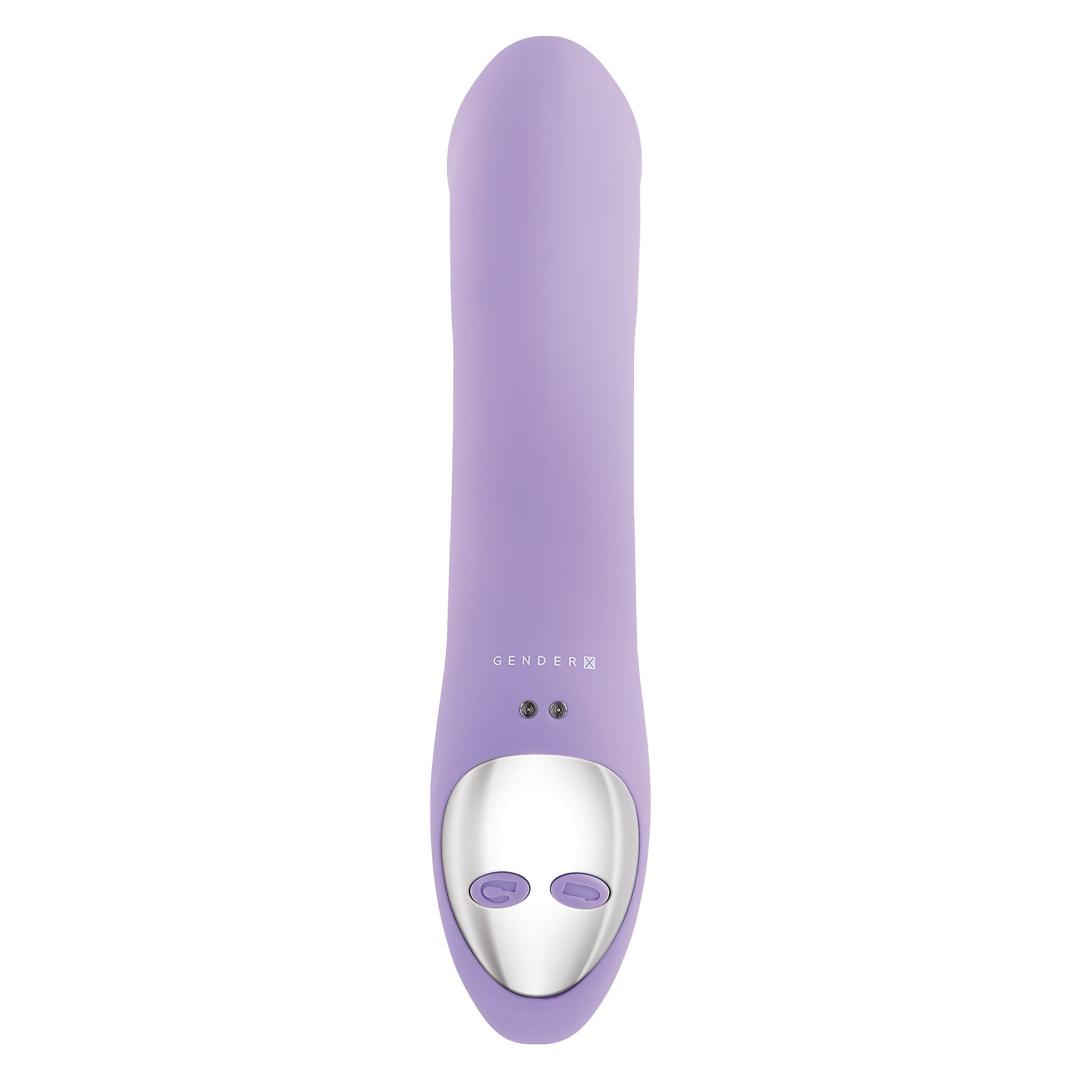 Evolved - Gender X Orgasmic Orchid Bendable C Shaped Vibrator (Purple) - Purple - Realistic Dildo w/o suction cup