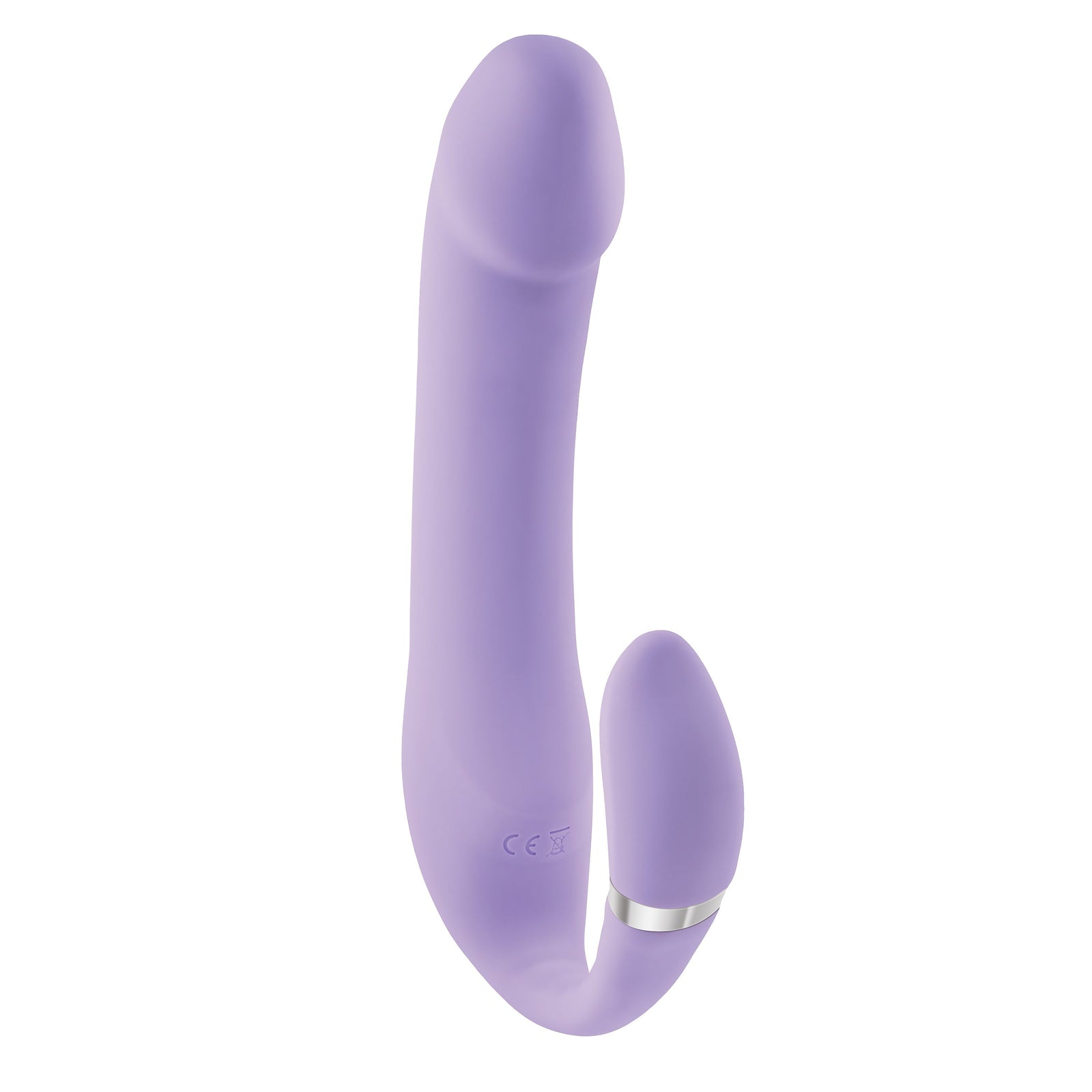 Evolved - Gender X Orgasmic Orchid Bendable C Shaped Vibrator (Purple) - Purple - Realistic Dildo w/o suction cup