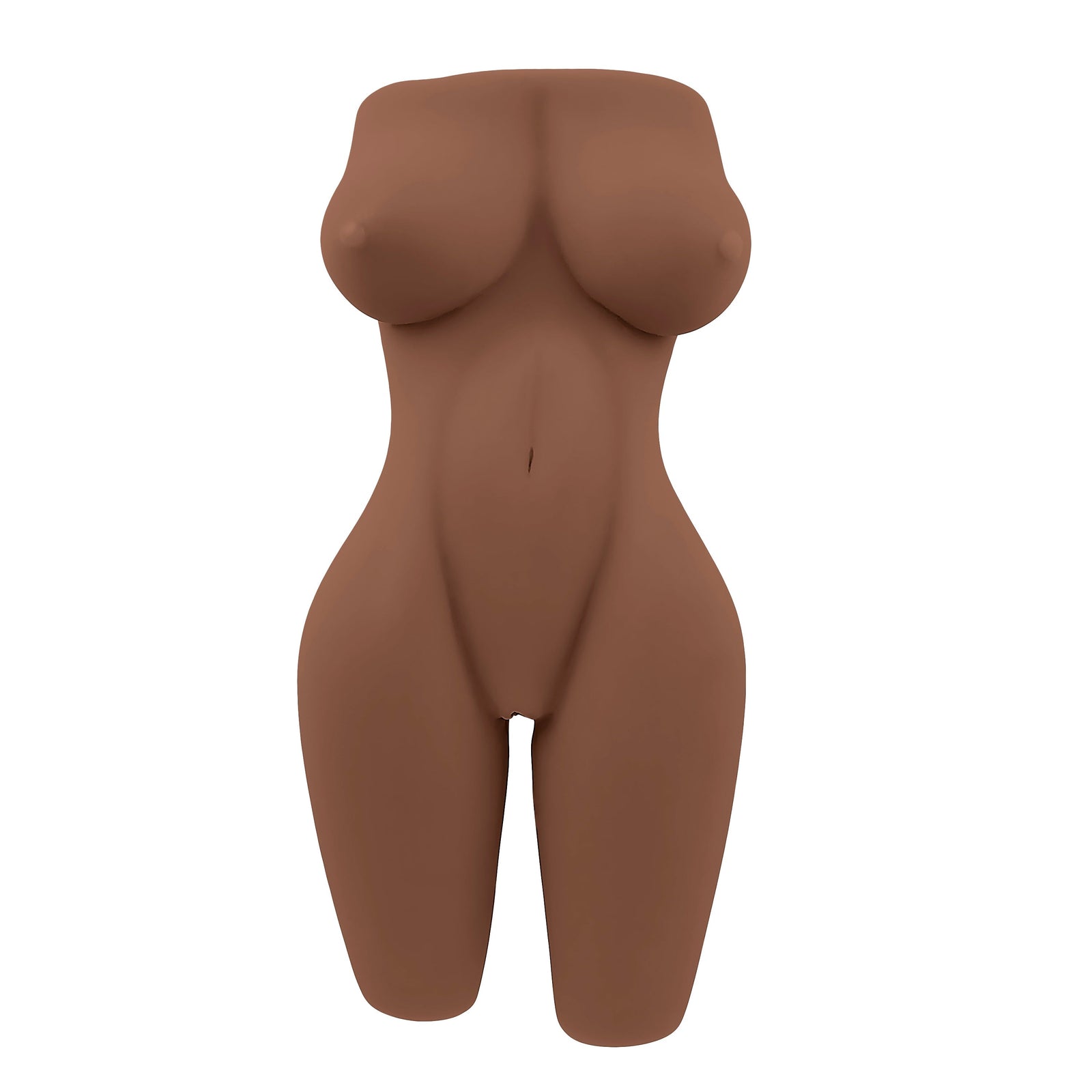 Zero Tolerance - Body Language Stroker Masturbator with Vibrating Cock Ring - Brown - Masturbator Vagina (Vibration)