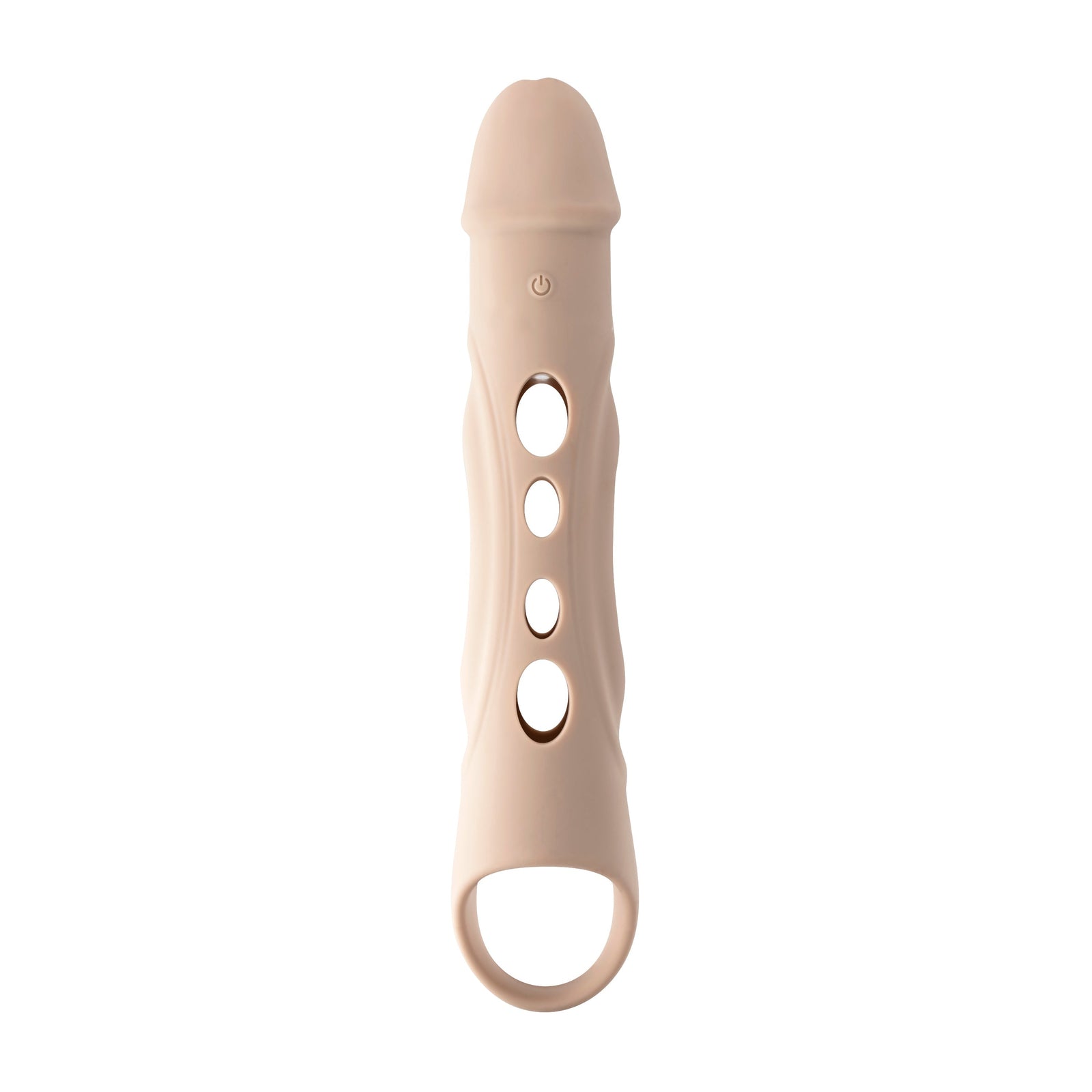 Zero Tolerance - Big Boy Vibrating Remote Penis Extender - Beige - Penis Clamp Extender