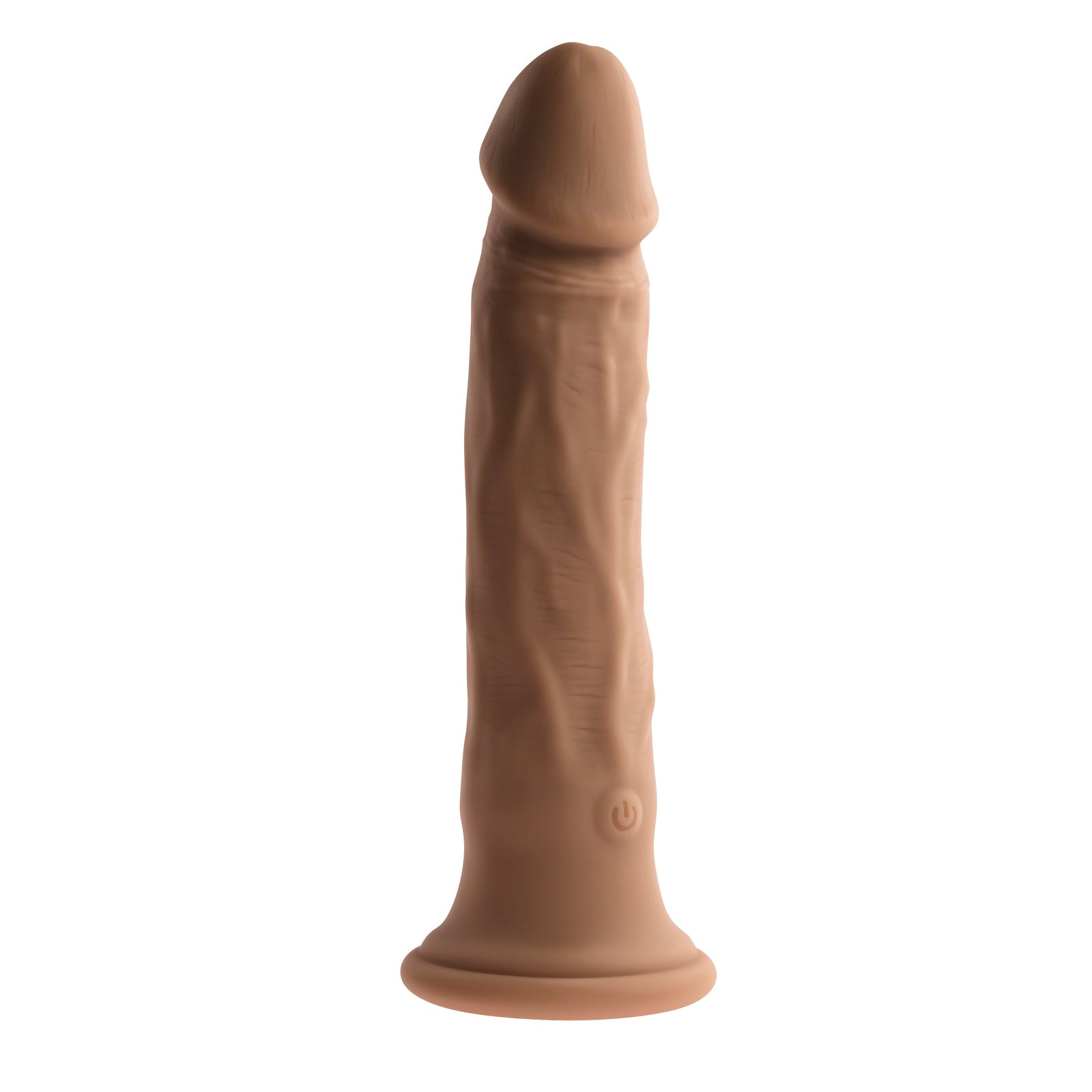 Evolved - Twirl Jam Remote Vibrating Realistic Dildo 9.25’’ - Brown - Realistic Dildo with suction cup (Vibration)