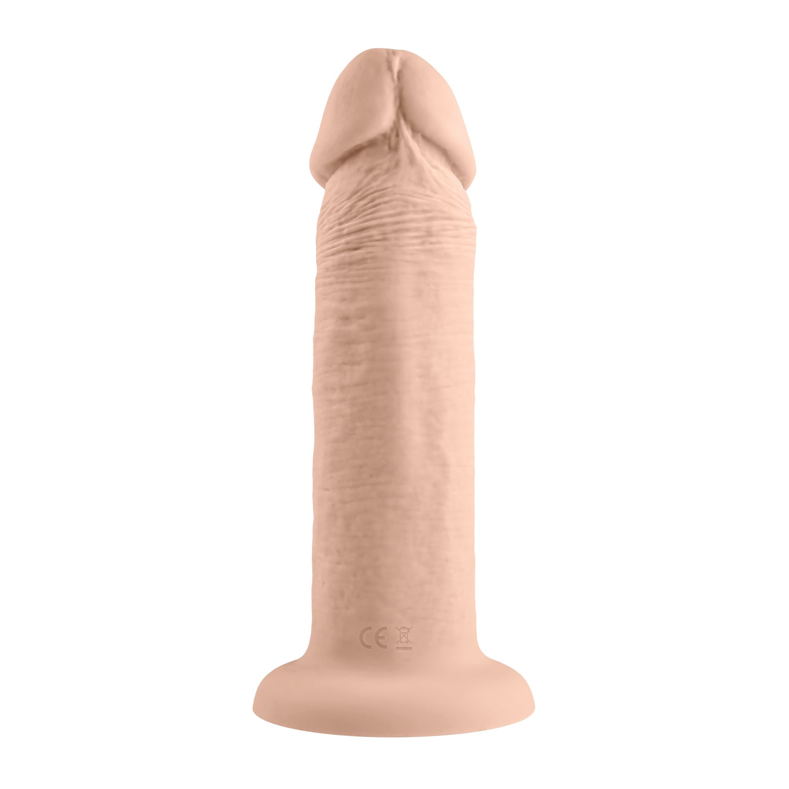 Evolved - Vibrating Realistic Dong 6’’ - Beige - Realistic Dildo with suction cup (Vibration) Rechargeable