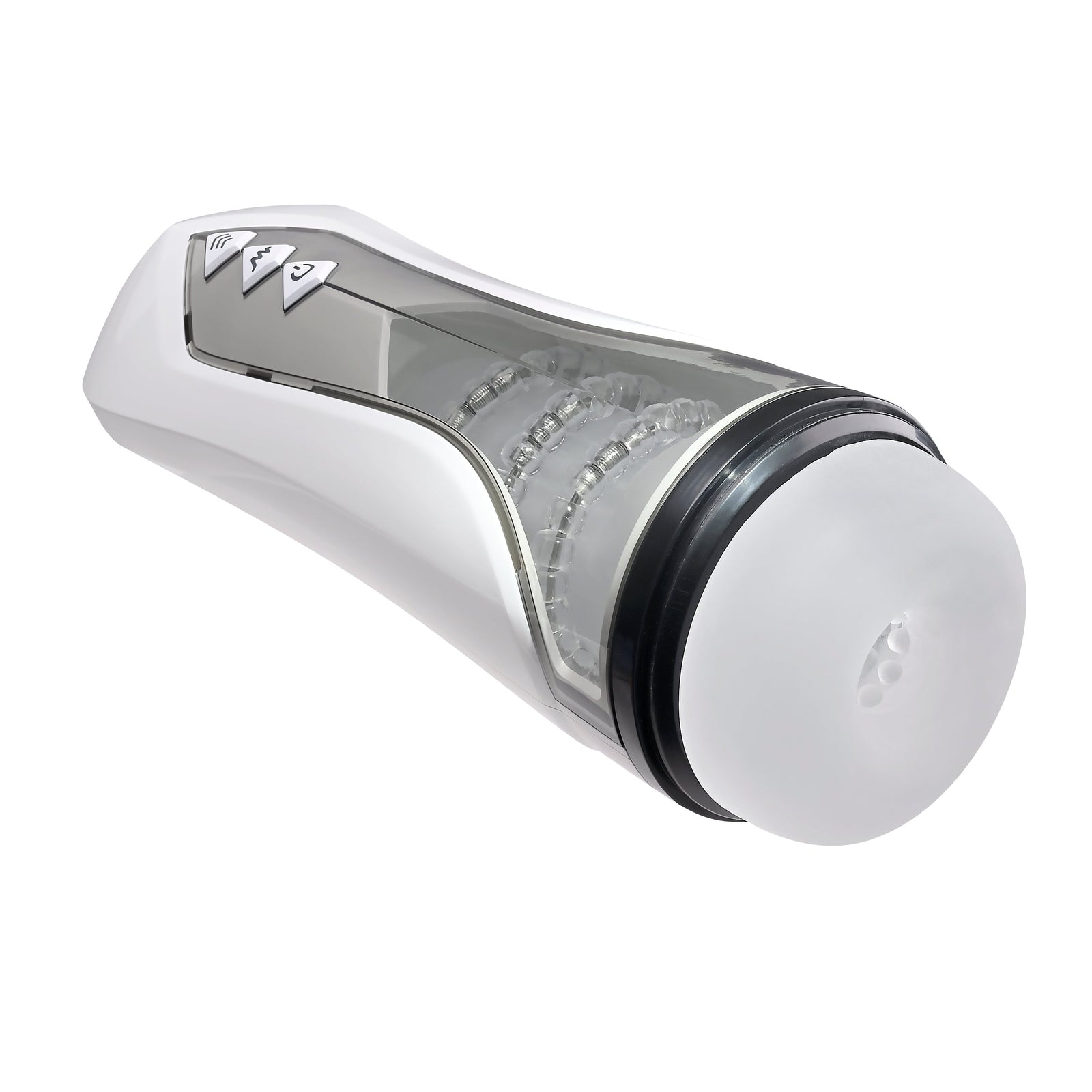 Zero Tolerance - Stroking Buddy Vibrating Stroker Masturbator (White) - White - Masturbator Soft Stroker (Vibration)