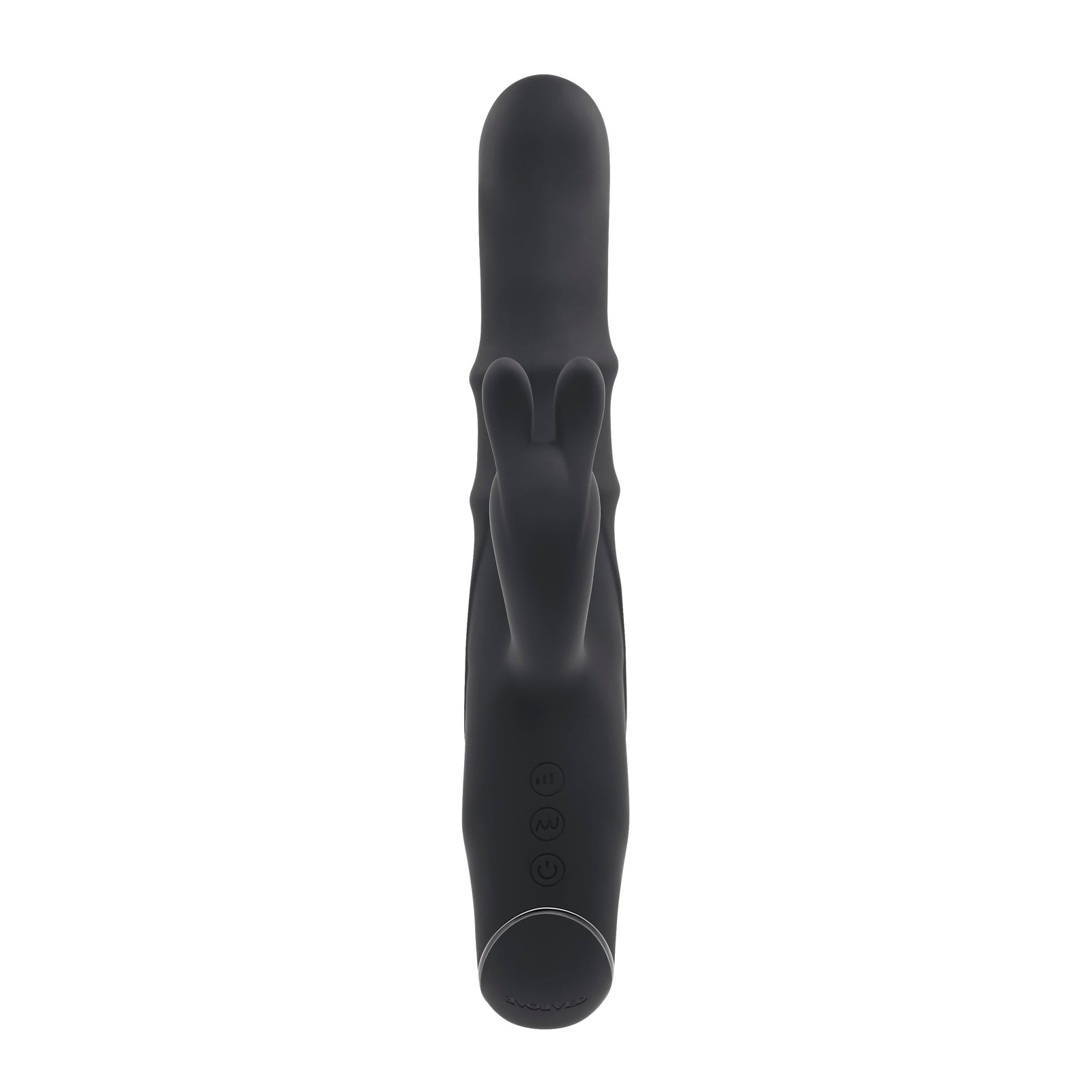 Evolved - Ringmaster Rabbit Vibrator (Black) - Black - Rabbit Dildo (Vibration) Rechargeable