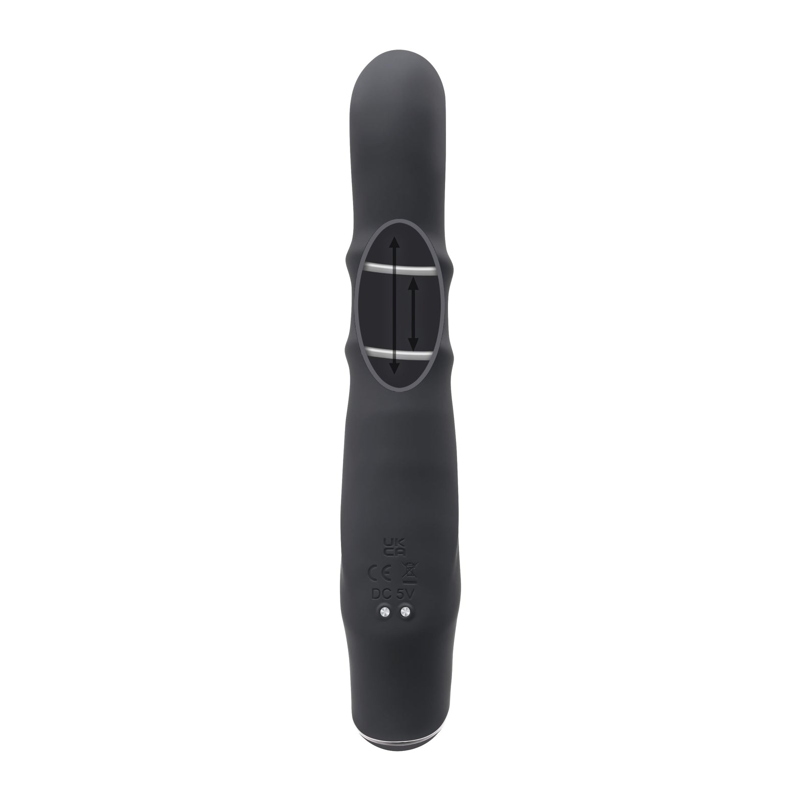 Evolved - Ringmaster Rabbit Vibrator (Black) - Black - Rabbit Dildo (Vibration) Rechargeable